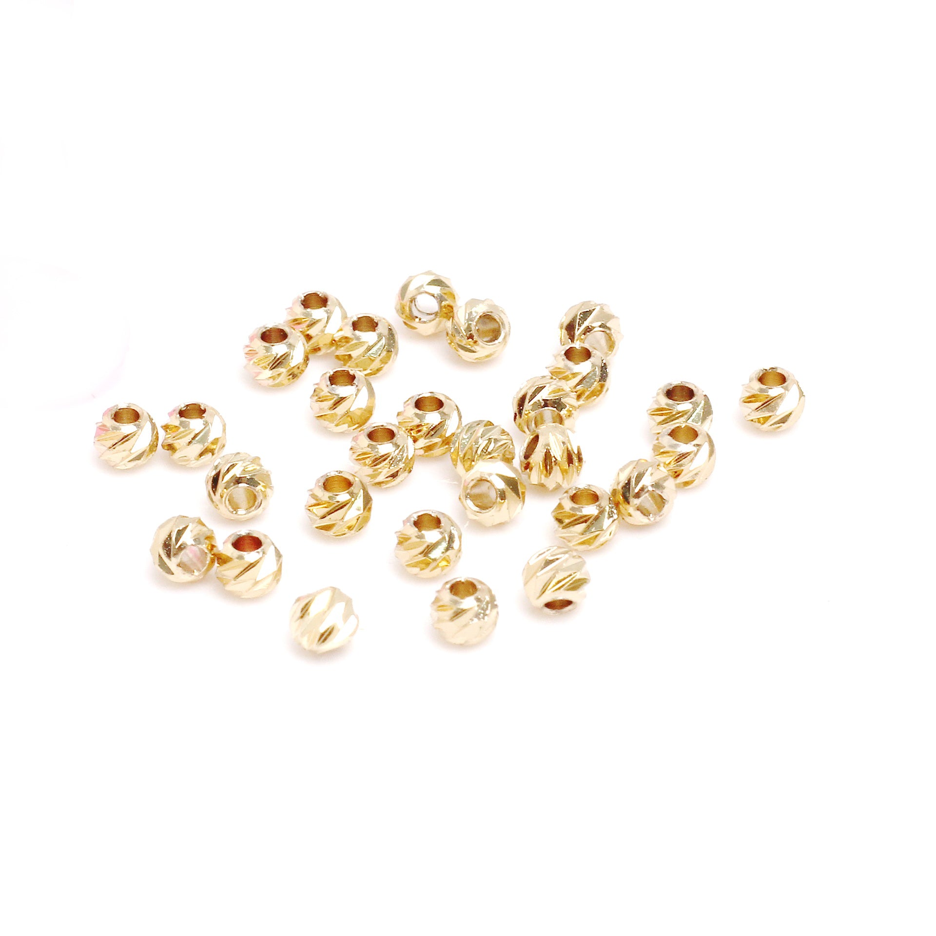 Malahill Excellent Quality Brass Beads for Jewelry Making, sold per box 100 pieces inside