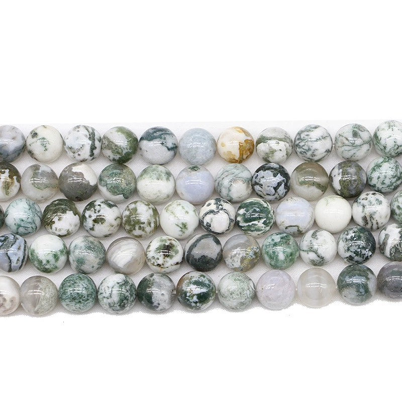Malahill gemstone beads for jewelry making, sold per bag 5 strands inside, Tree Agate beads