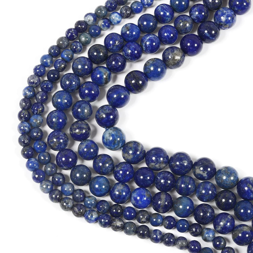 Malahill gemstone beads for jewelry making, sold per bag 5 strands inside, Lapis Lazuli beads