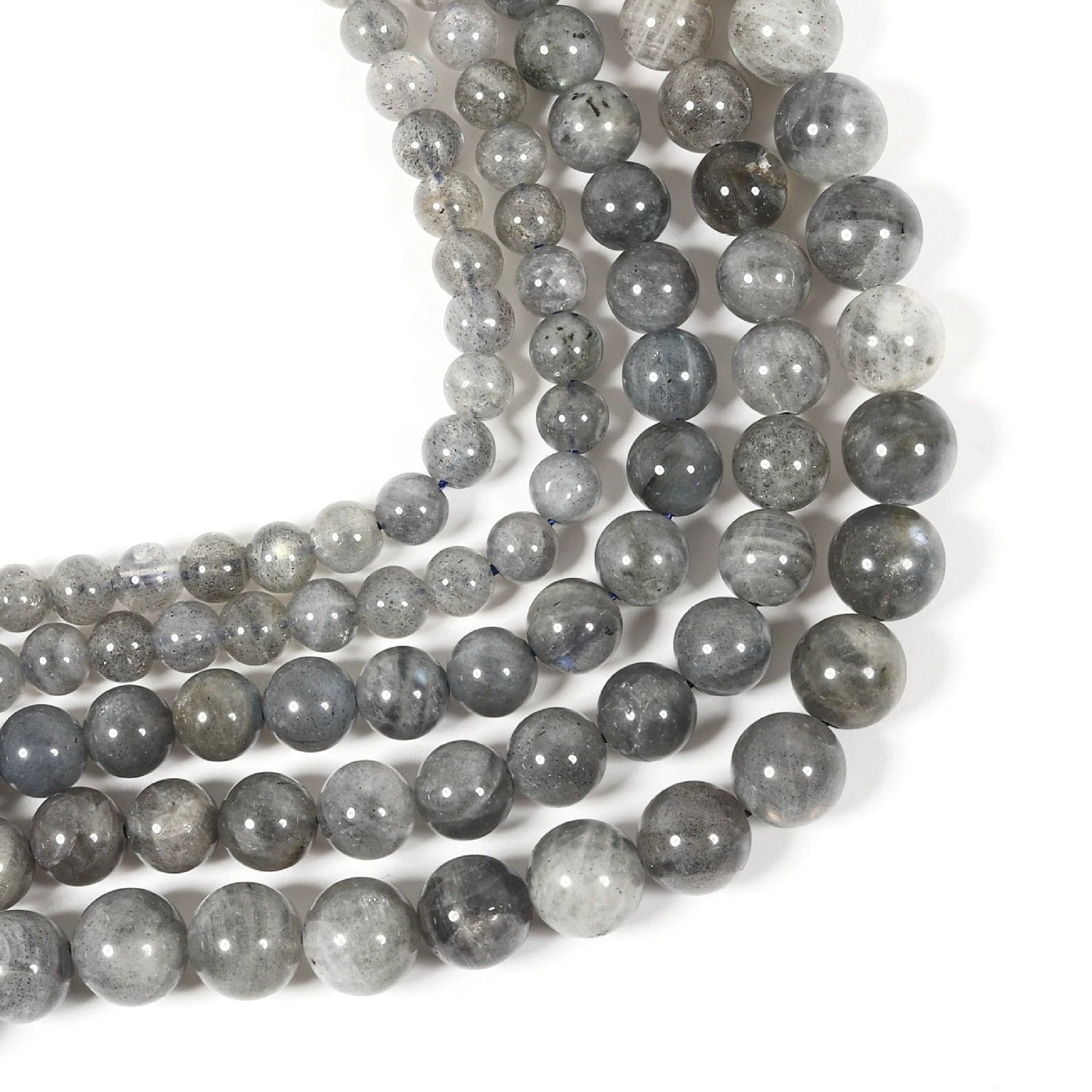 Malahill gemstone beads for jewelry making, sold per bag 5 strands inside, Labradorite A beads