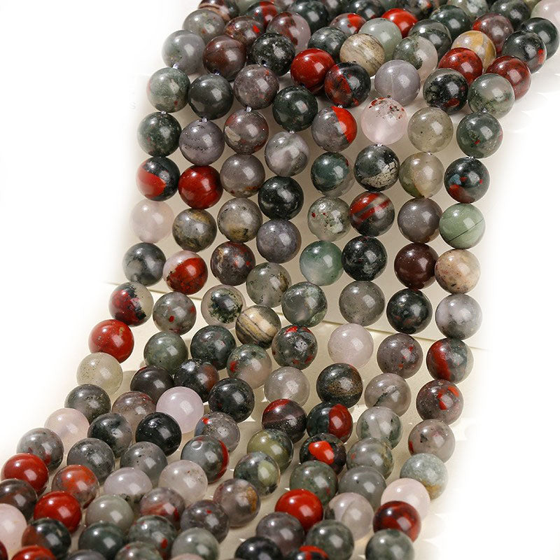 Malahill gemstone beads for jewelry making, sold per bag 5 strands inside, African Bloodstone beads