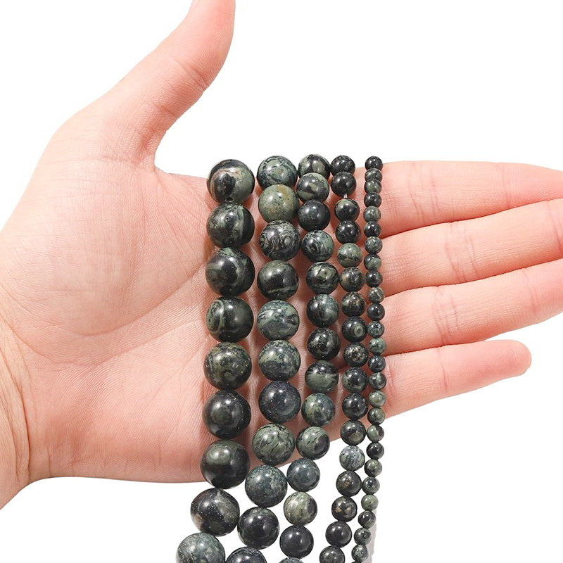 Malahill gemstone beads for jewelry making, sold per bag 5 strands inside, Kambaba beads