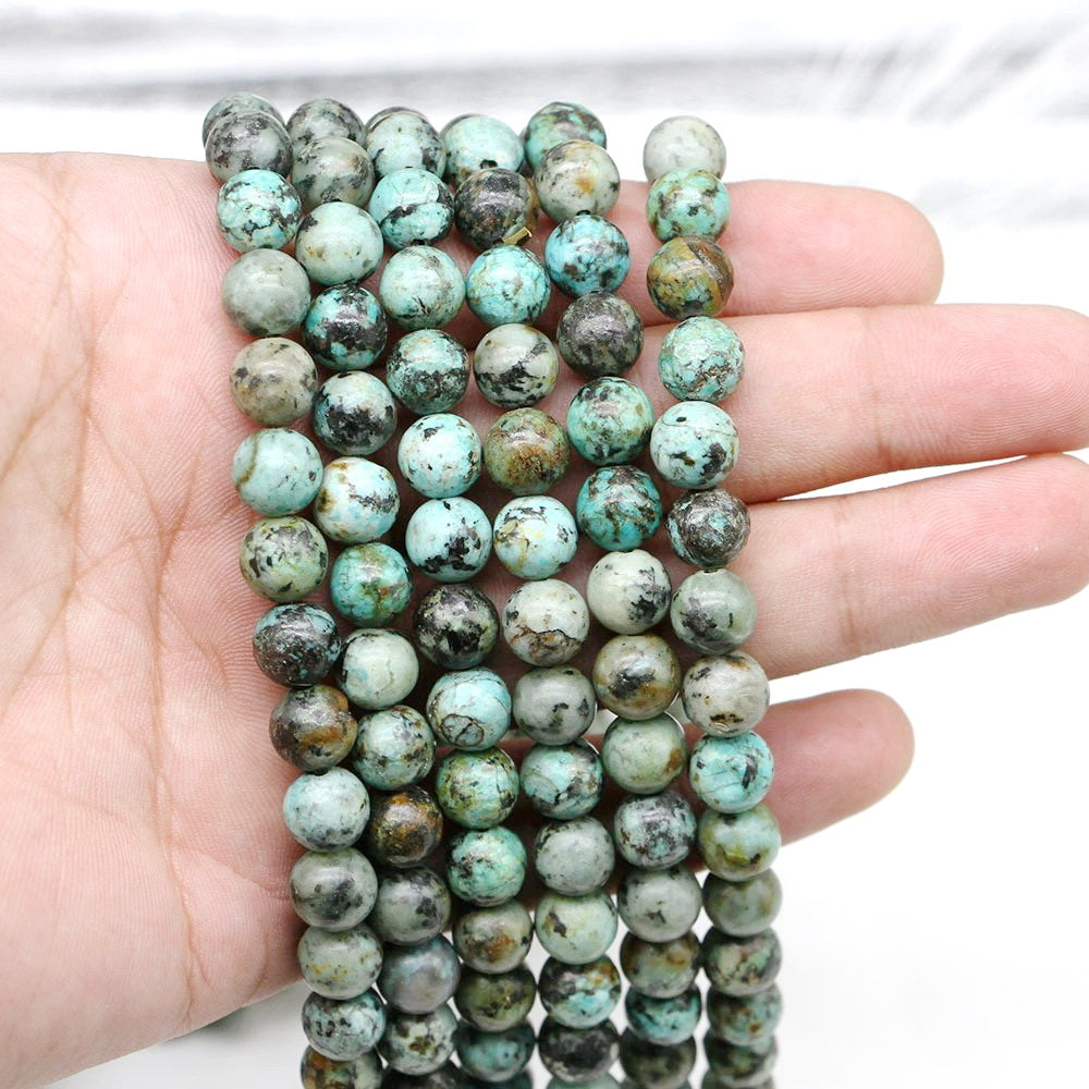 Malahill gemstone beads for jewelry making, sold per bag 5 strands inside, African Turquoise beads
