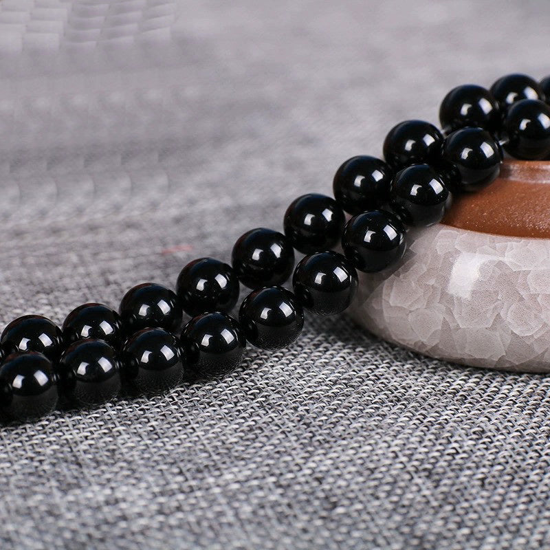 Malahill gemstone beads for jewelry making, sold per bag 5 strands inside, Onyx beads