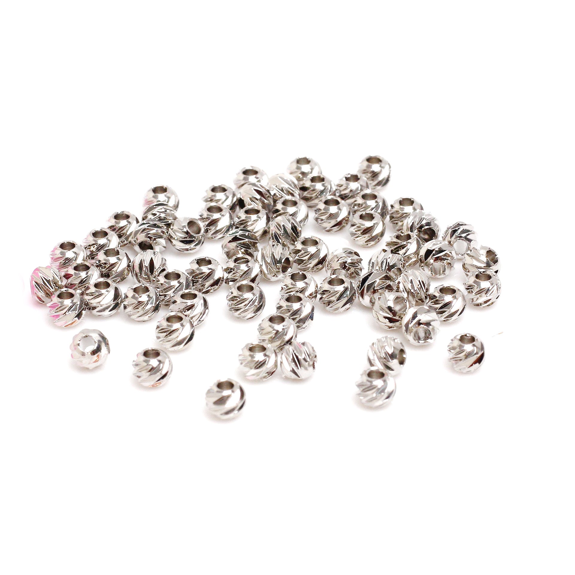 Malahill Excellent Quality Brass Beads for Jewelry Making, sold per box 100 pieces inside