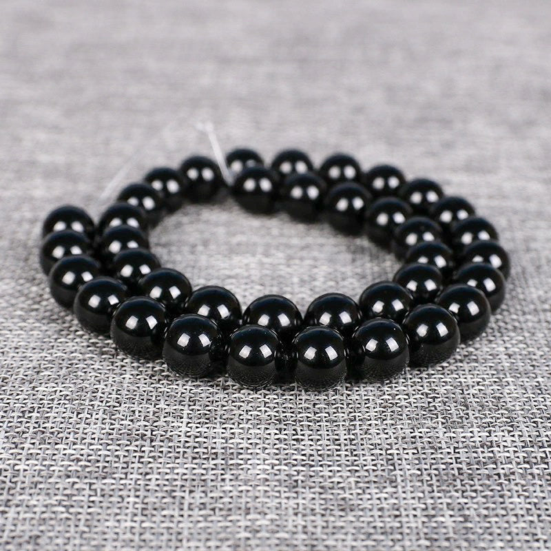 Malahill gemstone beads for jewelry making, sold per bag 5 strands inside, Onyx beads