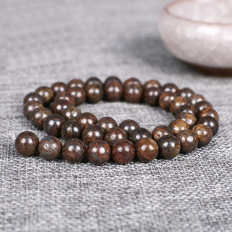 Malahill gemstone beads for jewelry making, sold per bag 5 strands inside, Bronzite beads