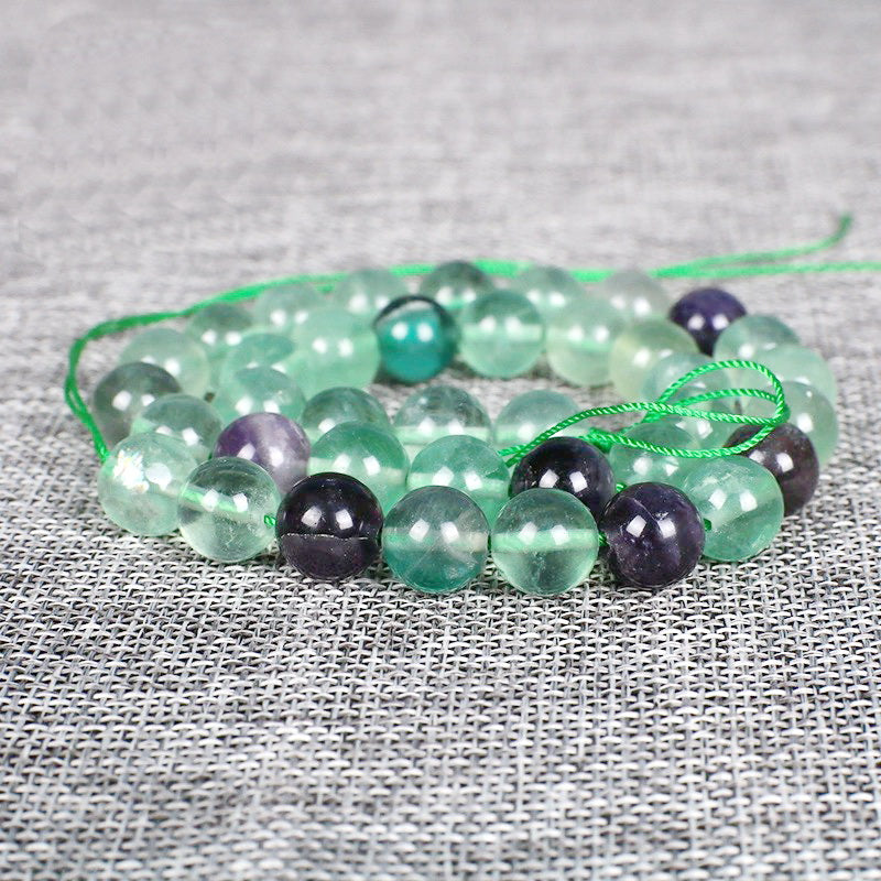 Malahill gemstone beads for jewelry making, sold per bag 5 strands inside, Rainbow Fluorite beads