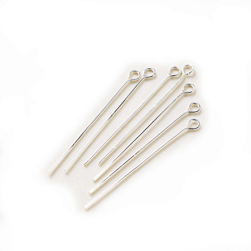 Malahill excellent quality jewelry findings 100pcs eye pins for jewelry making