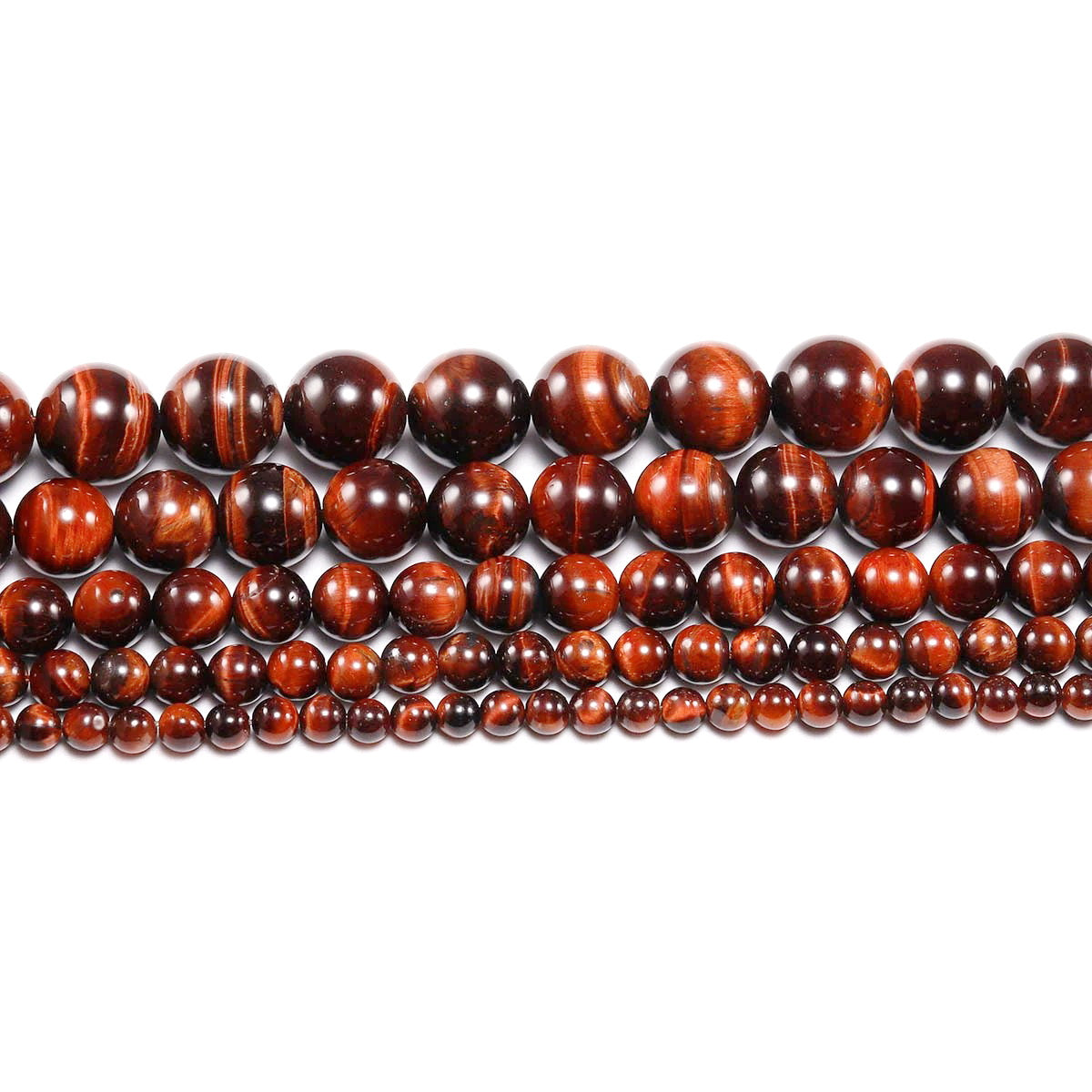 Malahill gemstone beads for jewelry making, sold per bag 5 strands inside, Red Tiger's Eye beads