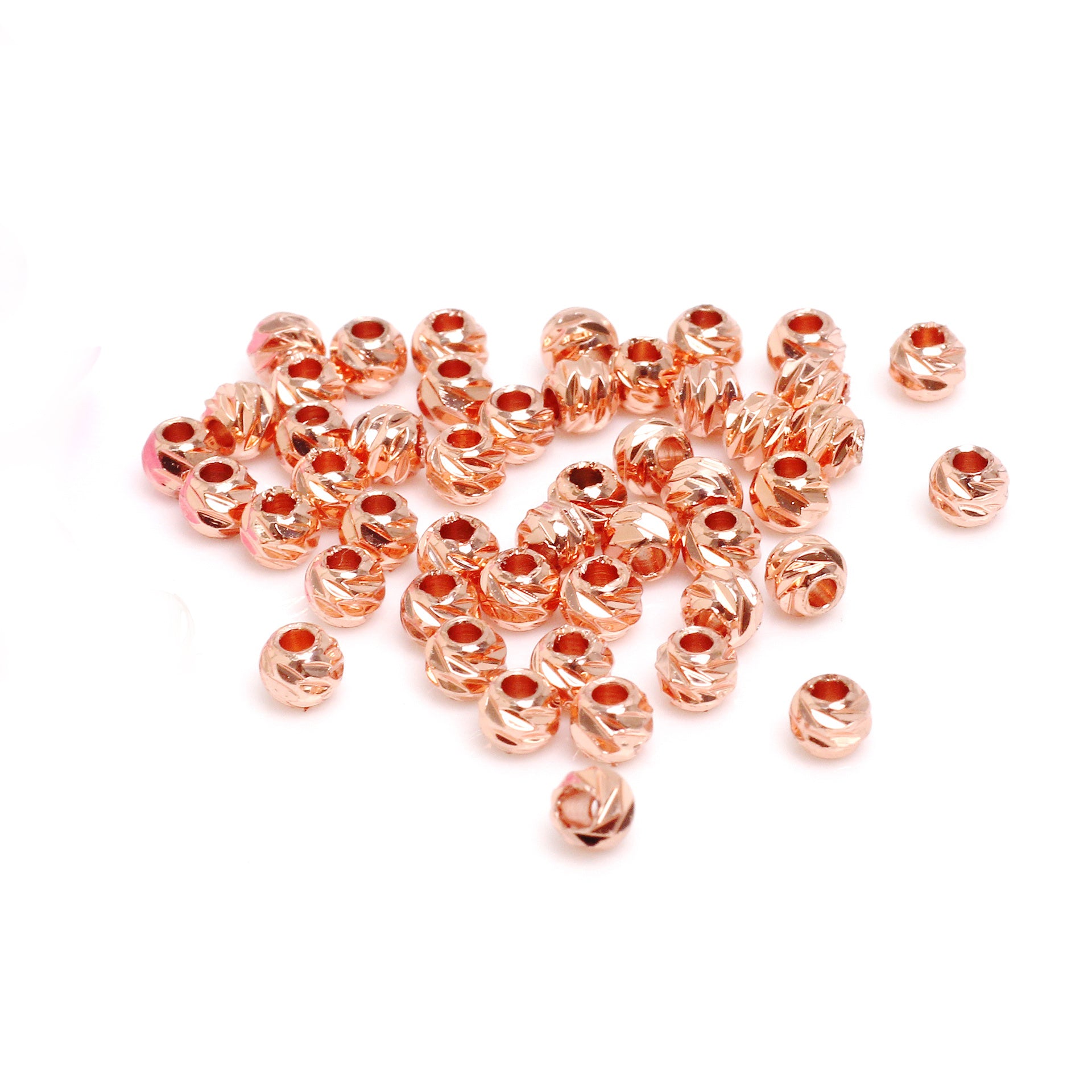 Malahill Excellent Quality Brass Beads for Jewelry Making, sold per box 100 pieces inside