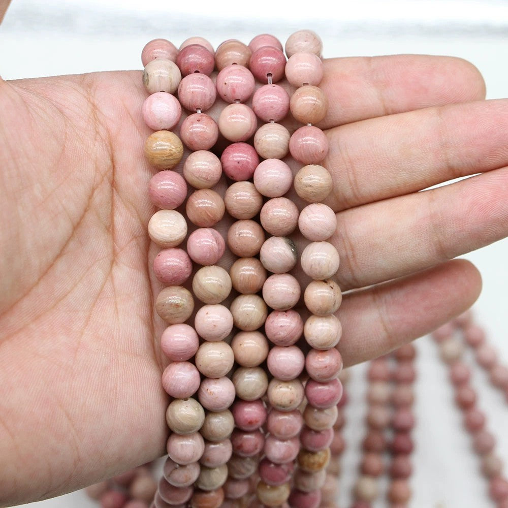 Malahill gemstone beads for jewelry making, sold per bag 5 strands inside, Rhodonite beads
