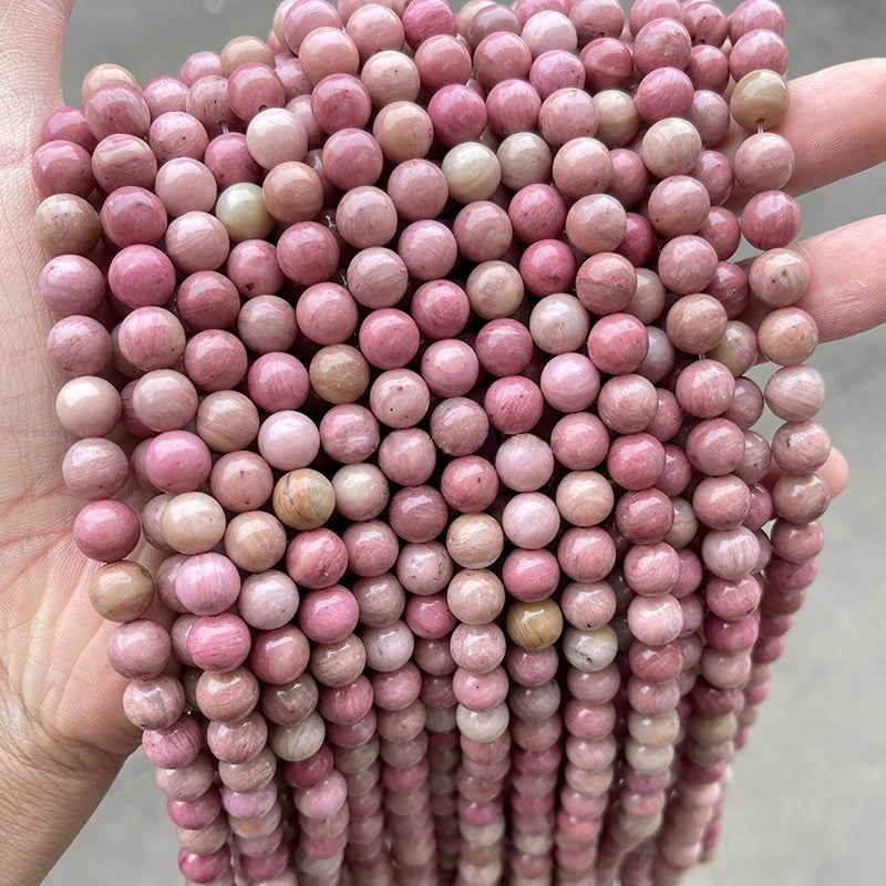 Malahill gemstone beads for jewelry making, sold per bag 5 strands inside, Rhodonite beads