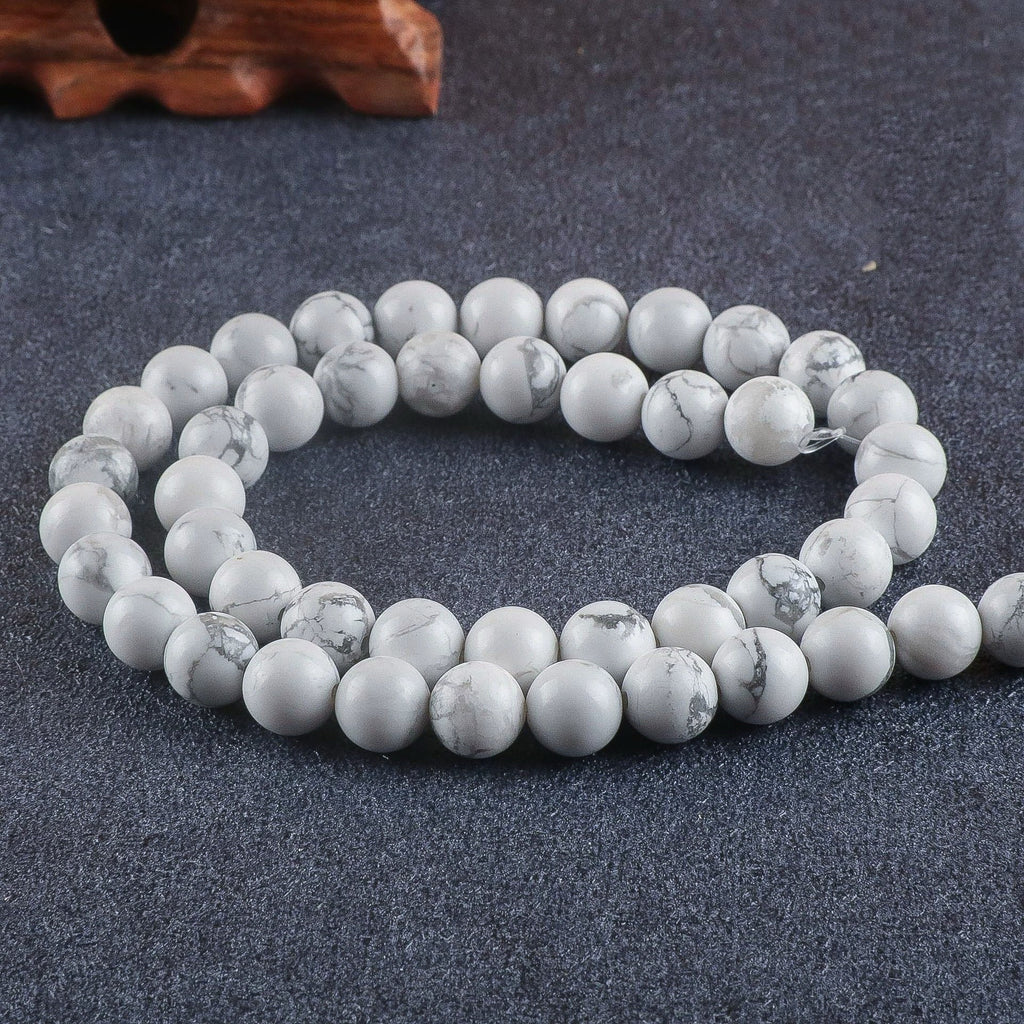 Malahill gemstone beads for jewelry making, sold per bag 5 strands inside, Howlite beads