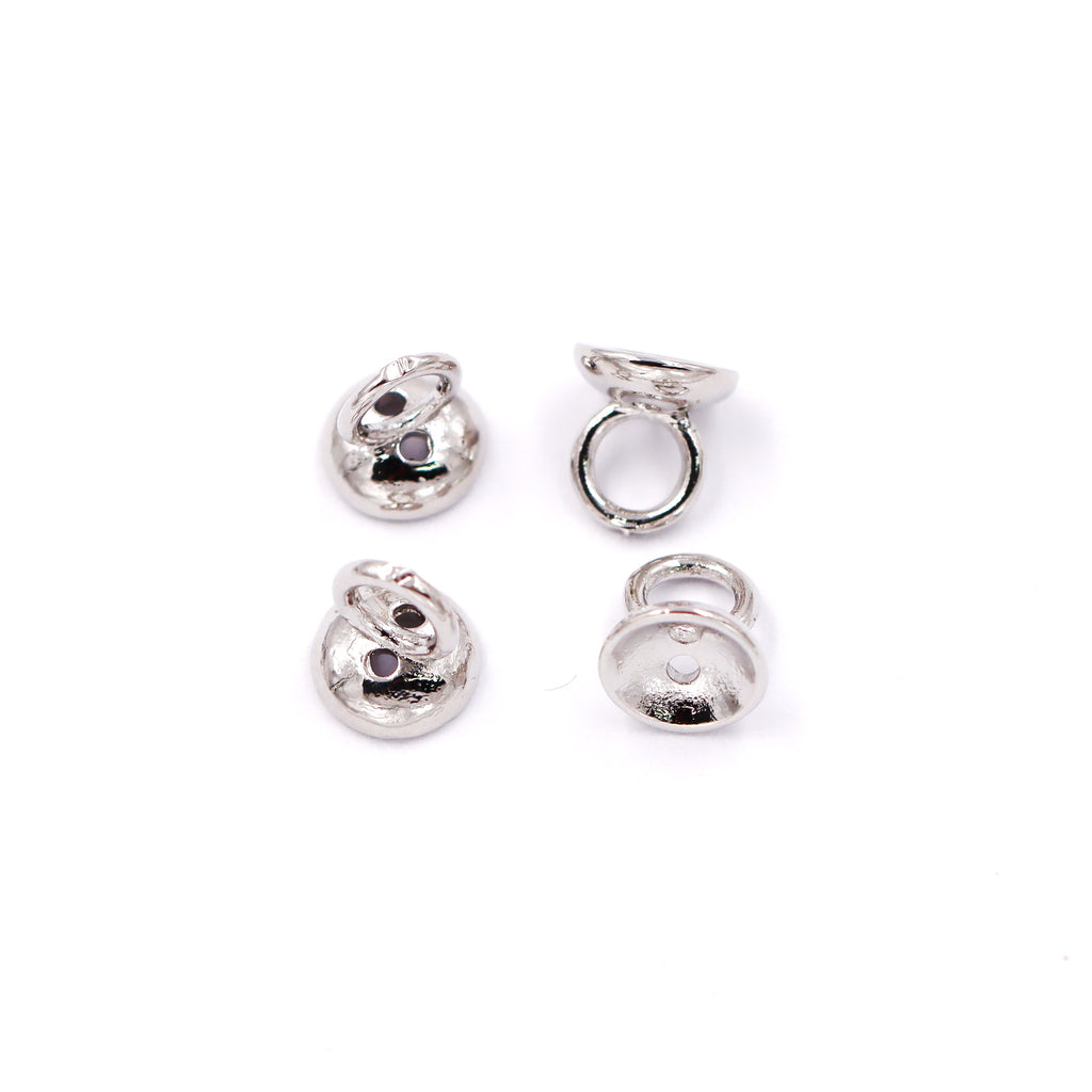 Malahill excellent quality jewelry findings end caps for jewelry making 50 pieces