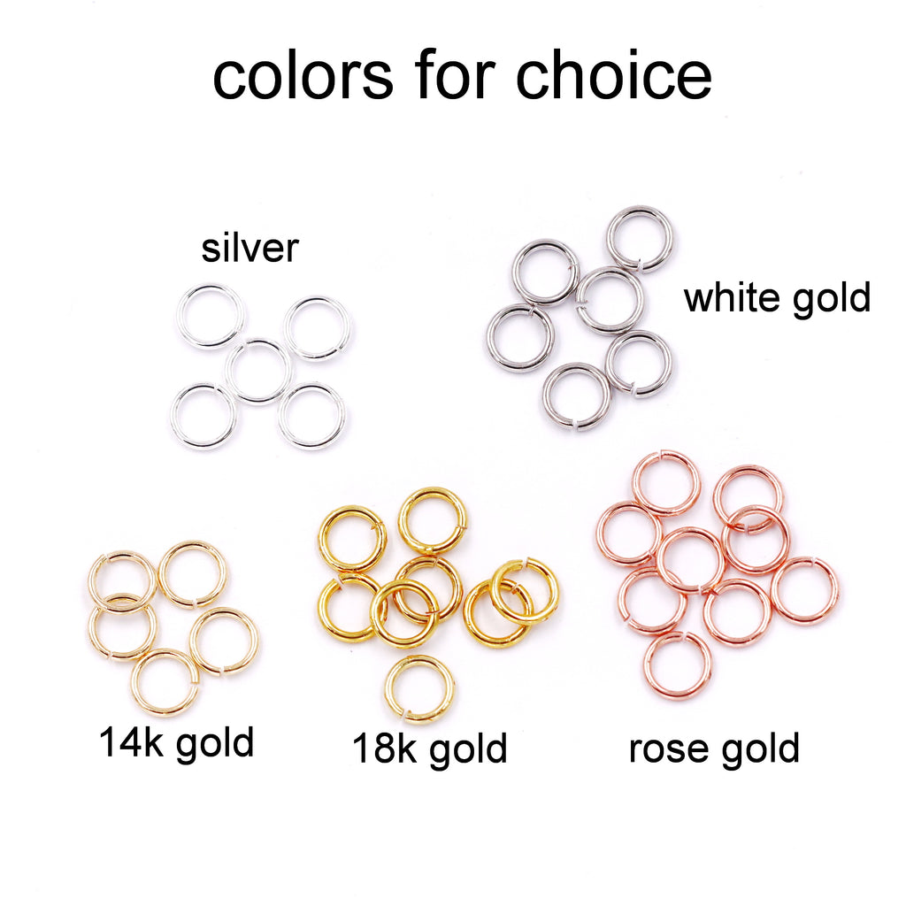 Malahill excellent quality jewelry findings jump rings for jewelry making 100 pieces