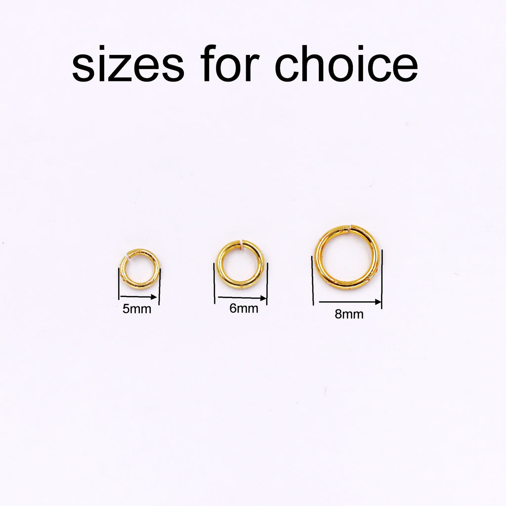 Malahill excellent quality jewelry findings jump rings for jewelry making 100 pieces