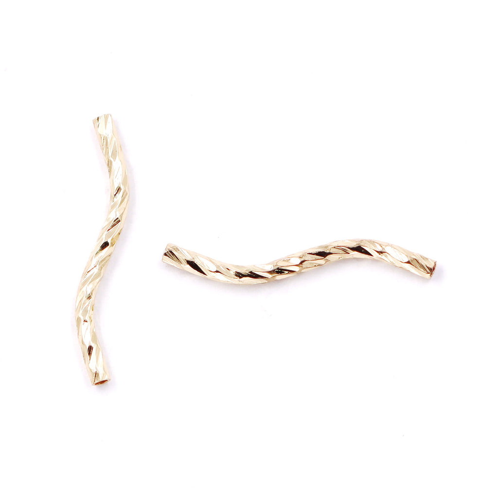 Malahill excellent quality brass tube beads for jewelry making, sold per box 50 pieces inside