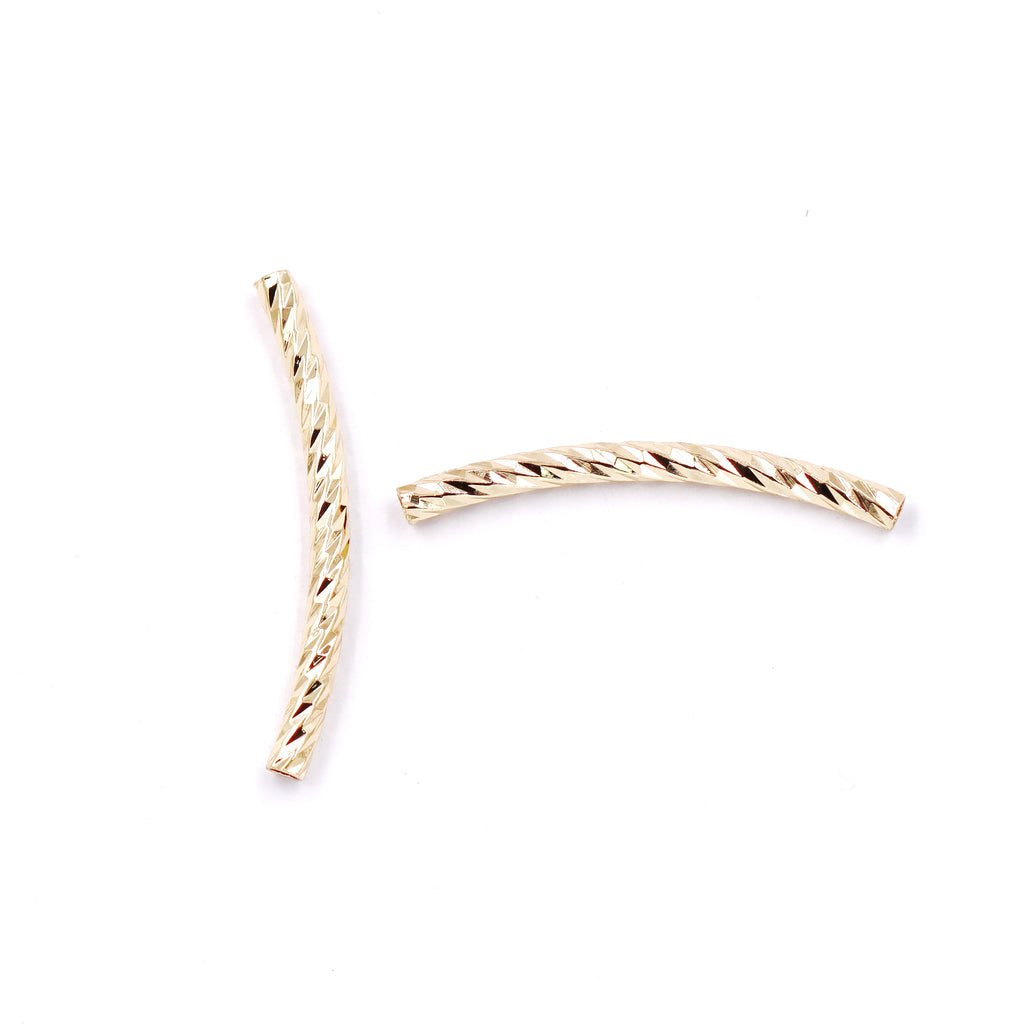 Malahill excellent quality brass tube beads for jewelry making, sold per box 50 pieces inside