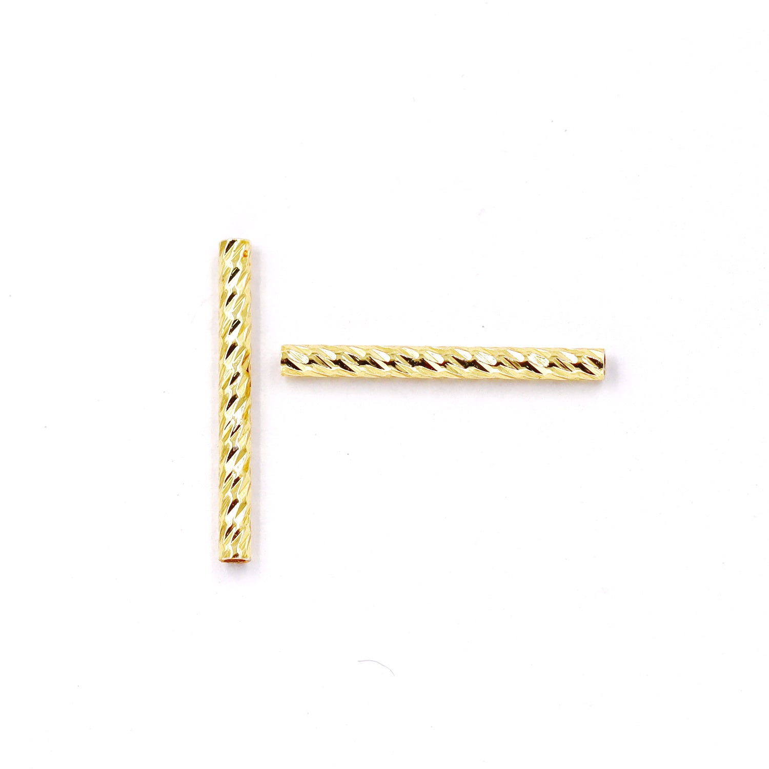 Malahill excellent quality brass tube beads for jewelry making, sold per box 100 pieces inside