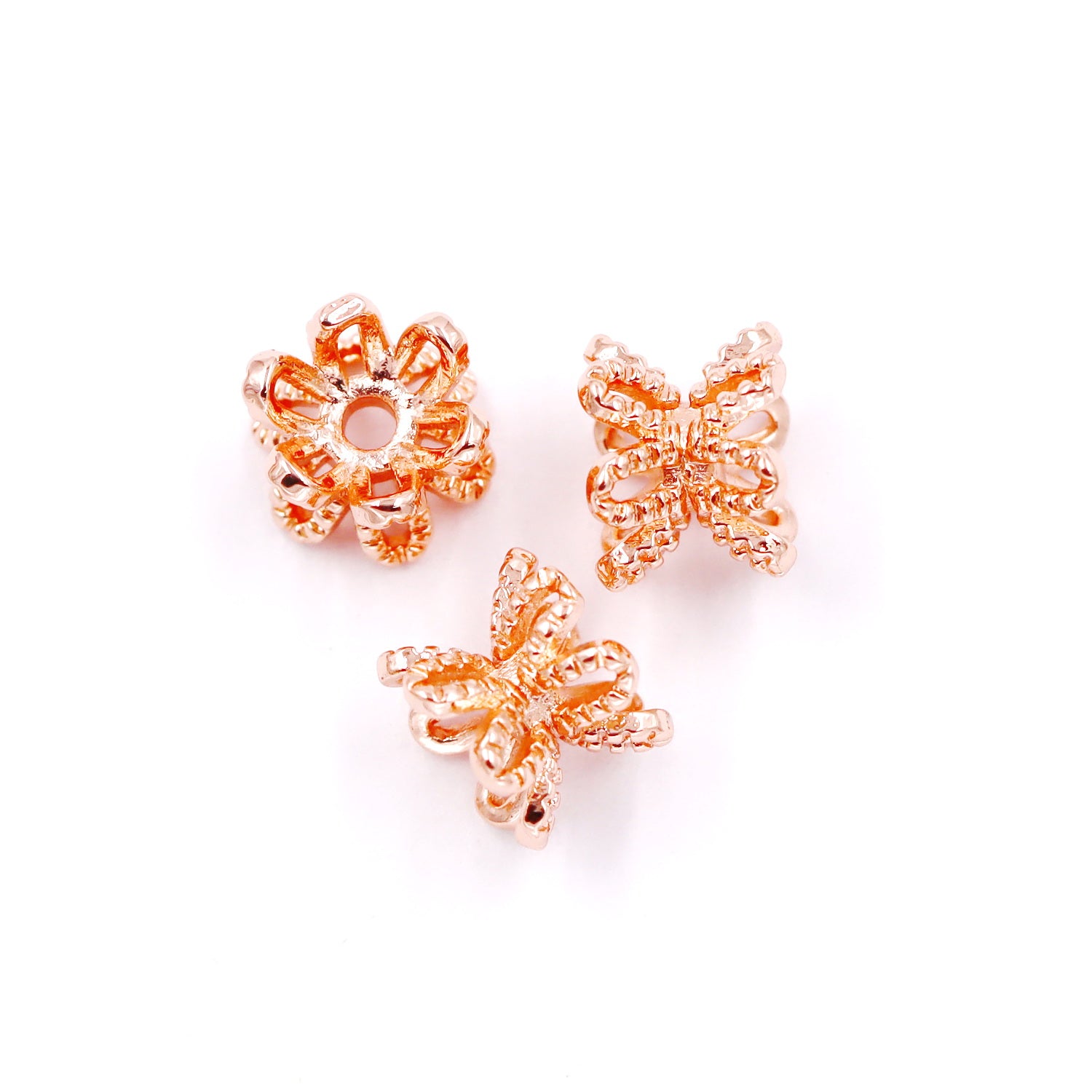 Malahill excellent quality brass spacer beads for jewelry making, sold per box 50 pieces inside