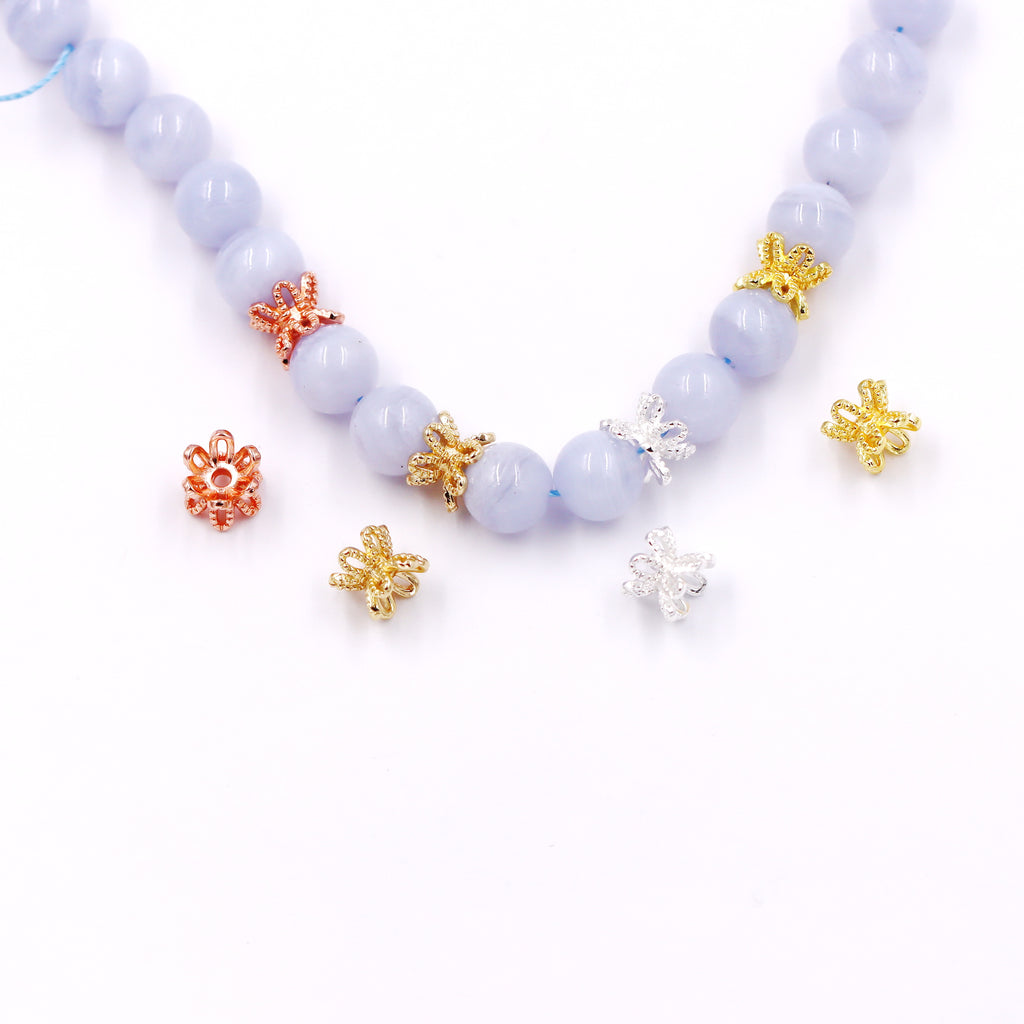 Malahill excellent quality brass spacer beads for jewelry making, sold per box 50 pieces inside