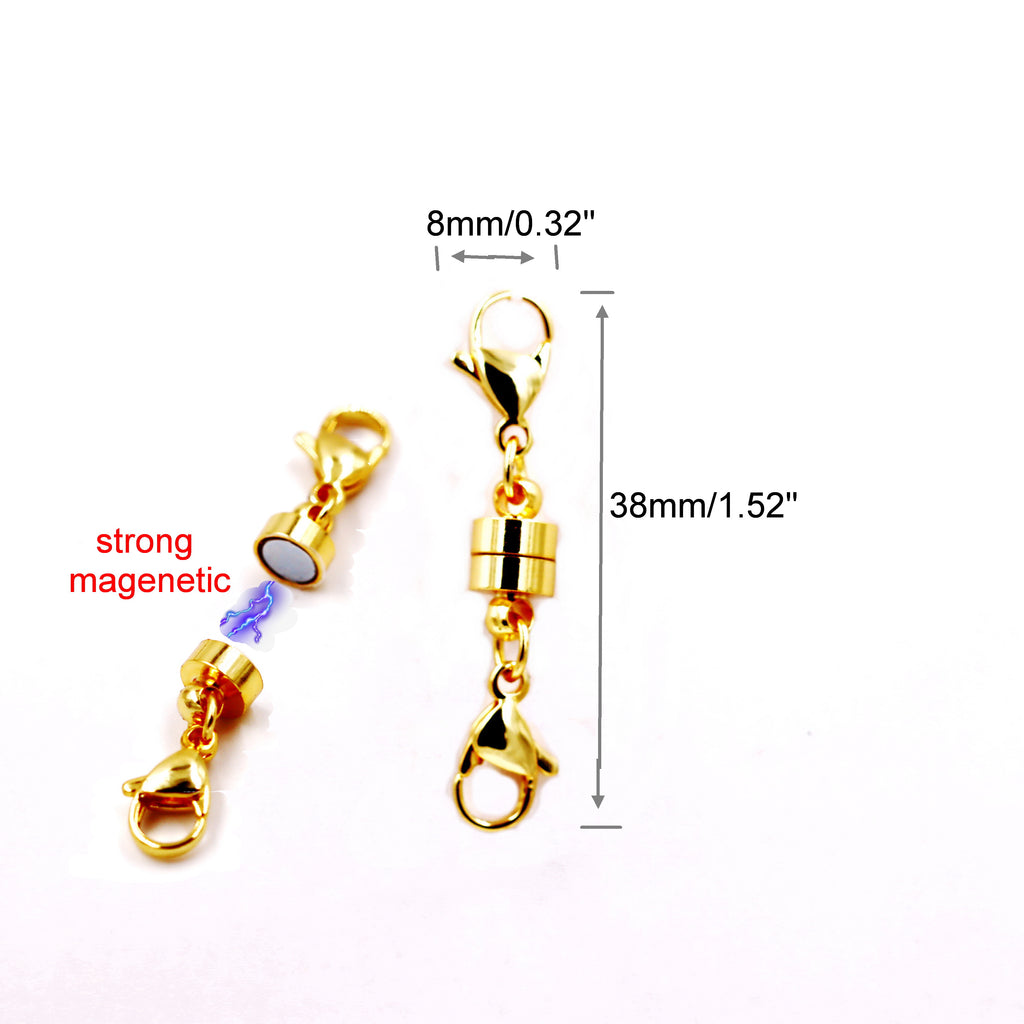 Malahill excellent quality Malahill Magnetic Clasp for Necklace Bracelet, sold per box 10 pieces inside