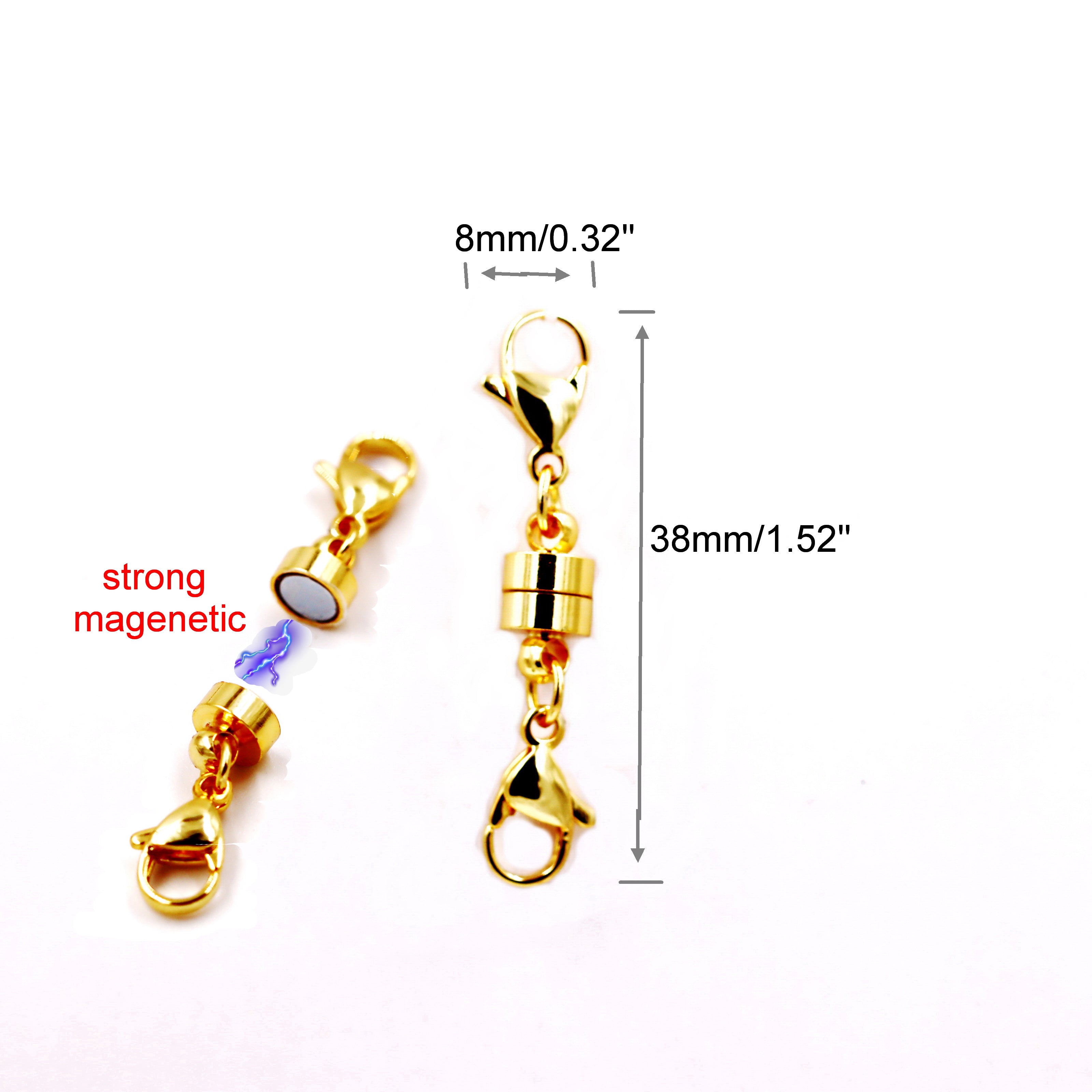 Malahill excellent quality Malahill Magnetic Clasp for Necklace Bracelet, sold per box 10 pieces inside