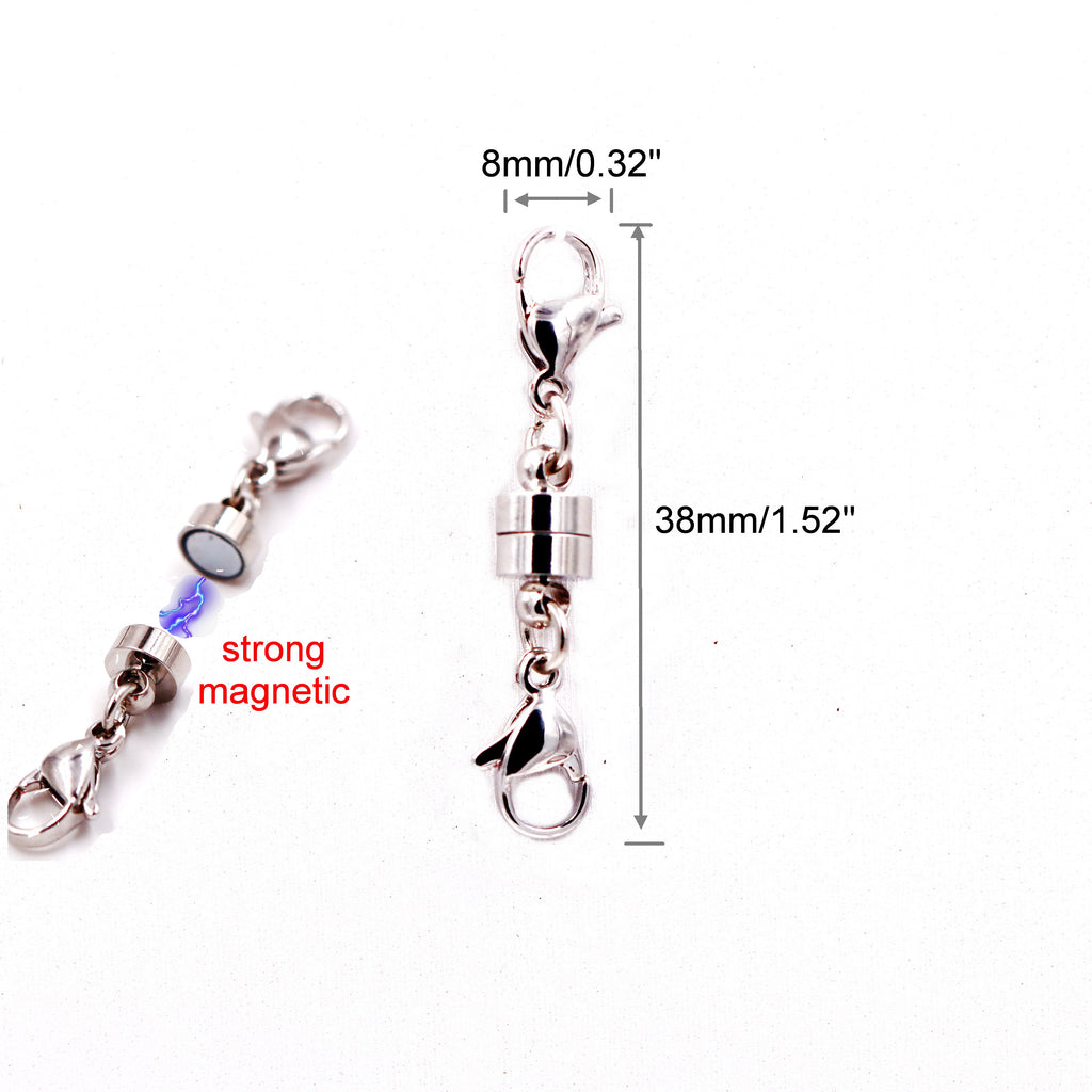 Malahill excellent quality Malahill Magnetic Clasp for Necklace Bracelet, sold per box 10 pieces inside