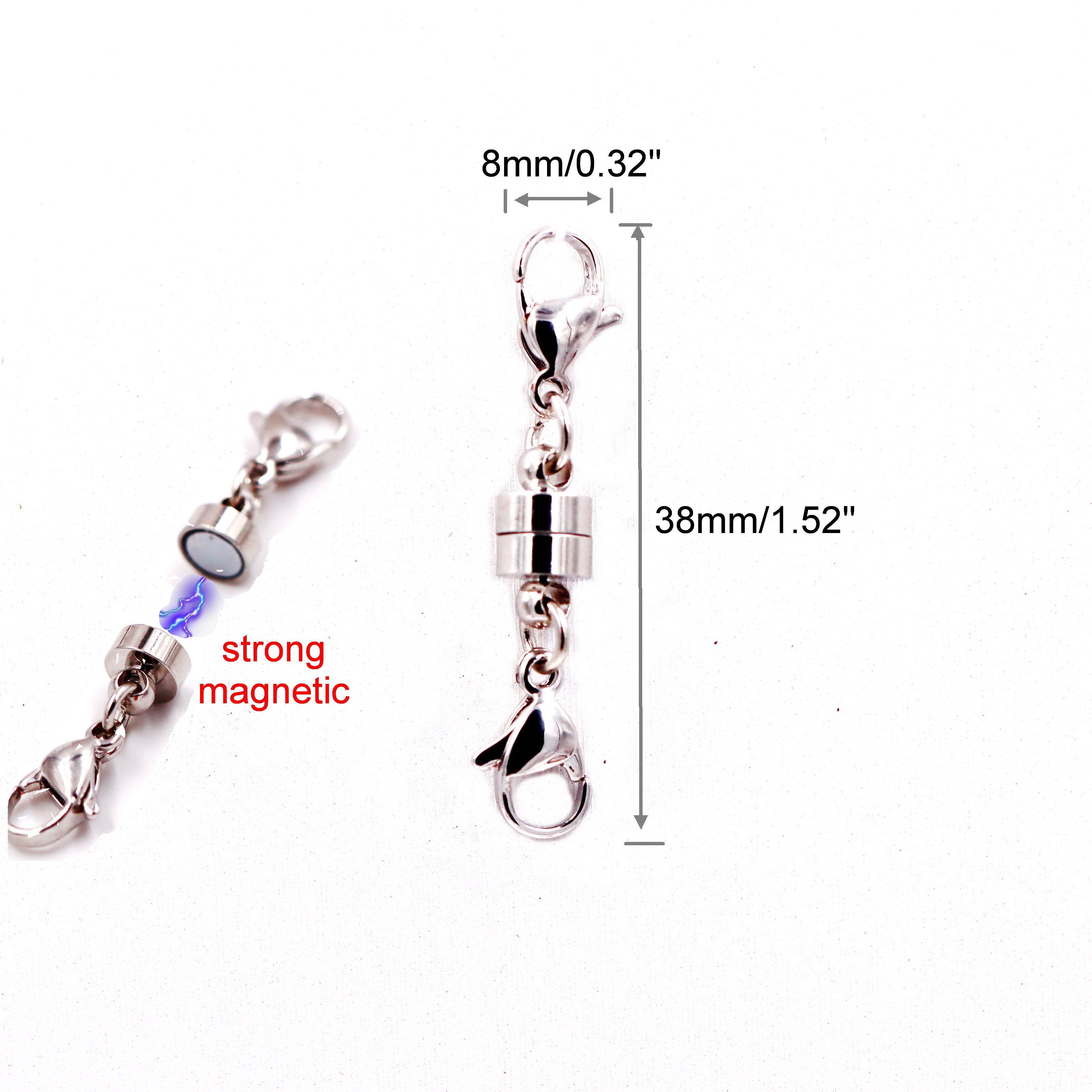 Malahill excellent quality Malahill Magnetic Clasp for Necklace Bracelet, sold per box 10 pieces inside