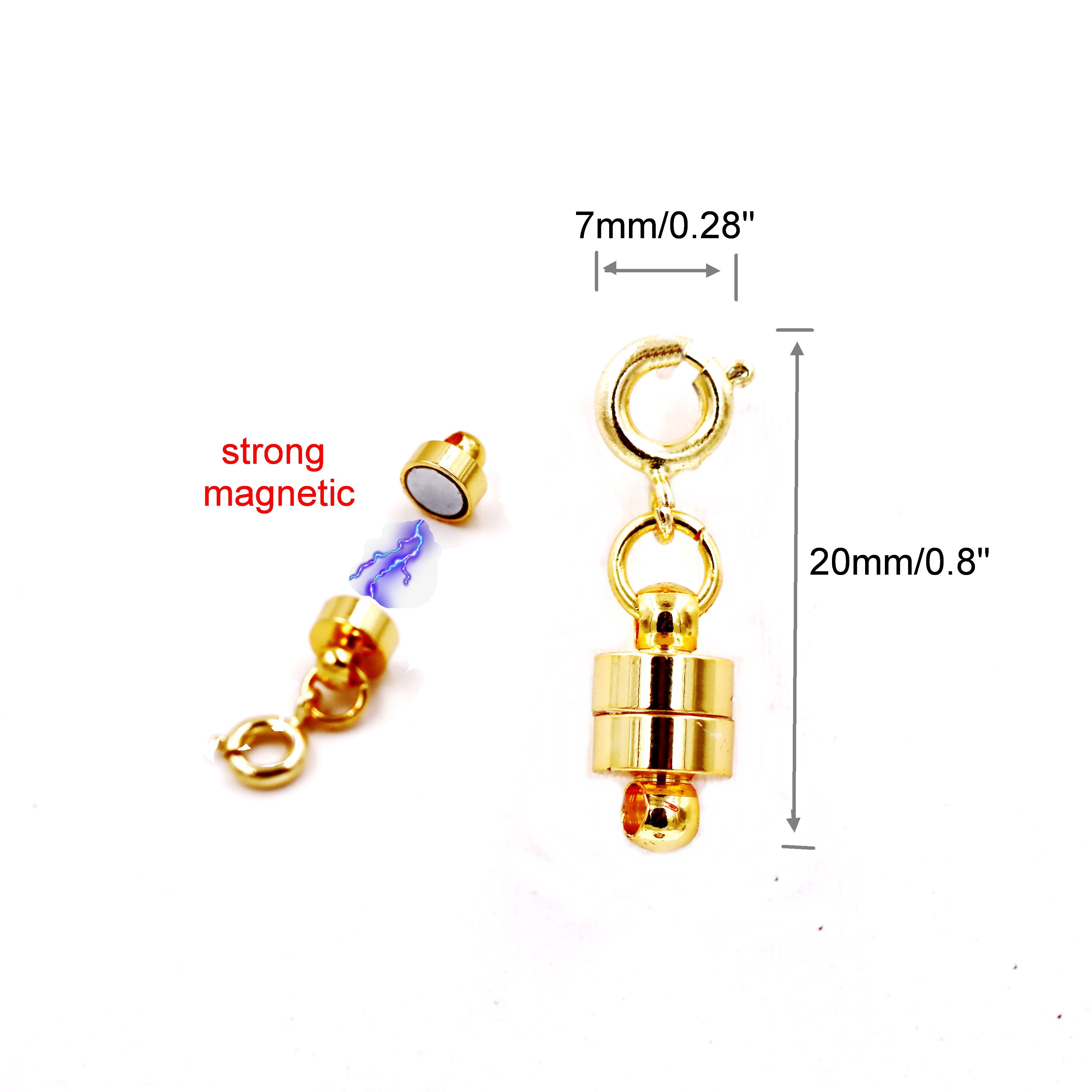 Malahill excellent quality Malahill Magnetic Clasp for Necklace Bracelet, sold per box 10 pieces inside