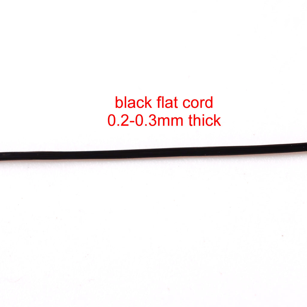 Malahill Elastic Beading Cord for Bracelet, sold per bag 1 roll flat elastic string with 2 pieces Beading Needle inside