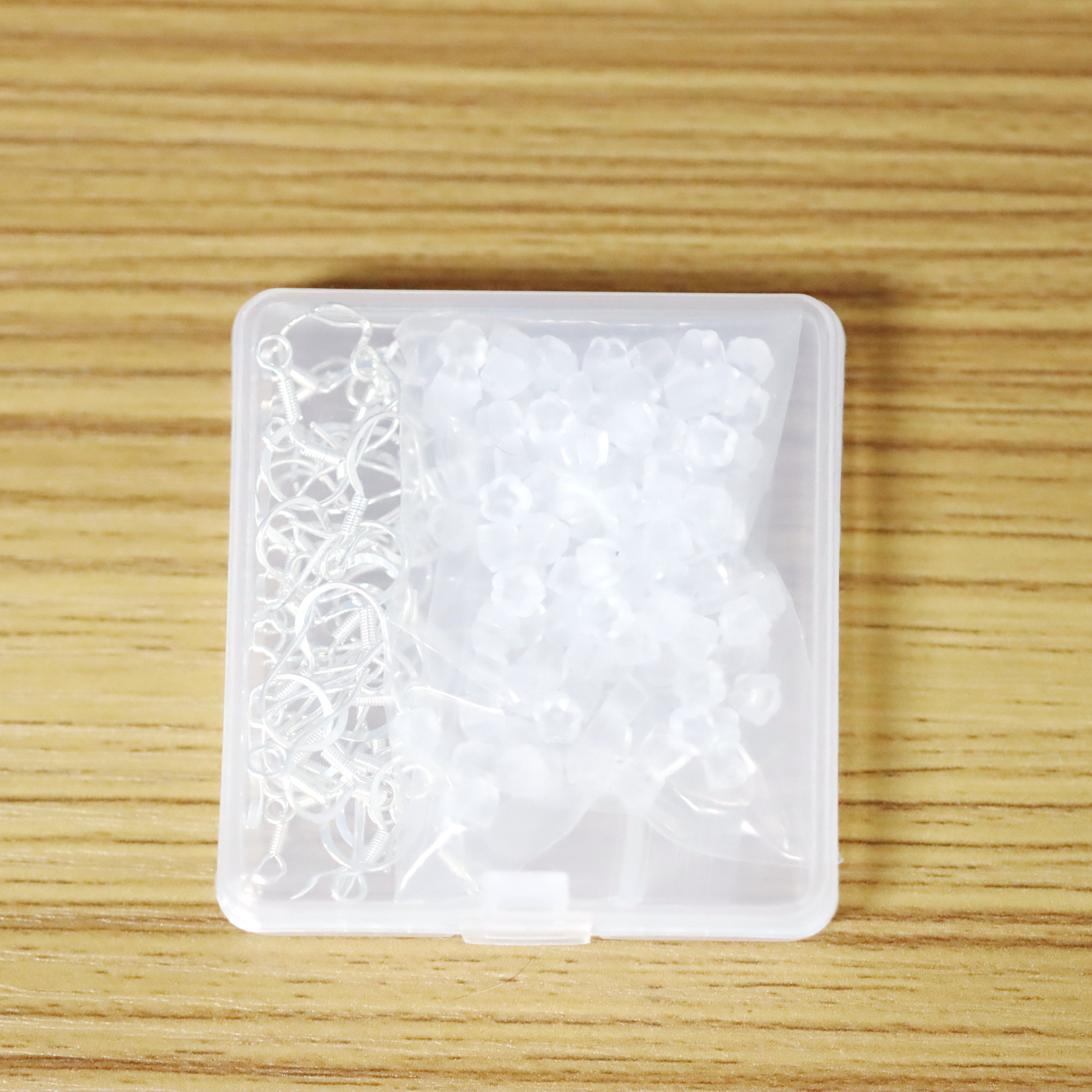 Malahill Excerllent Quality Earring Findings for Jewelry Making, 100 pcs/50 pairs Earring Hook with Earring Backs