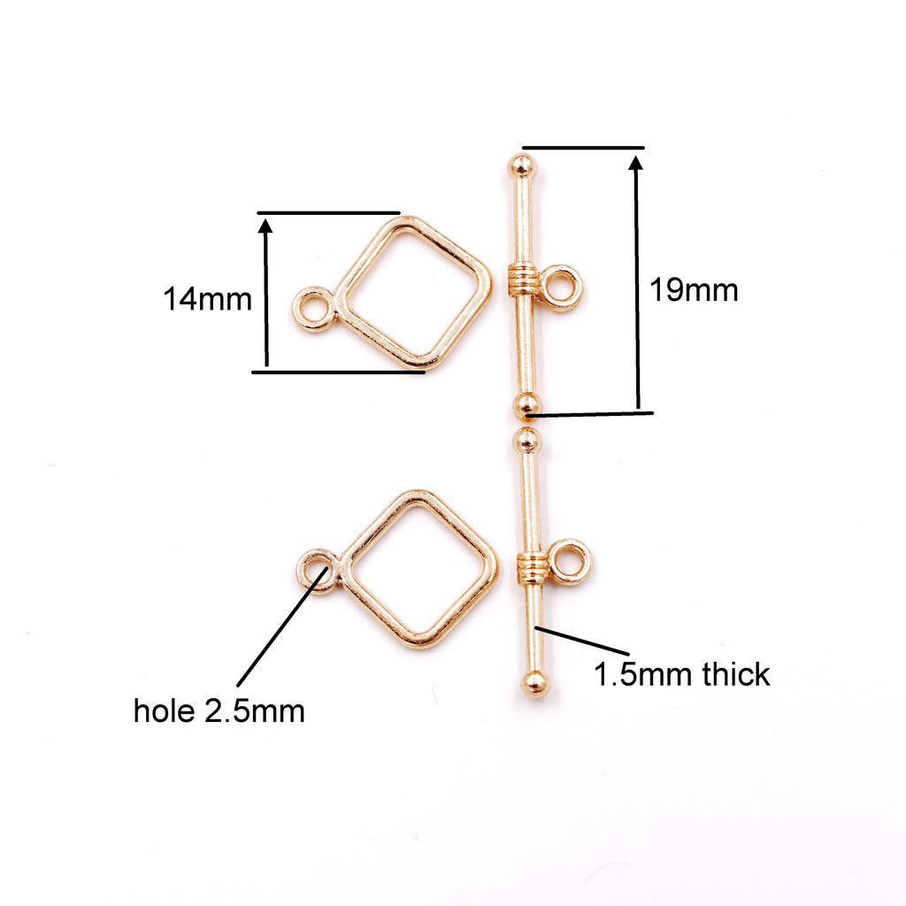 Malahill Excellent Quality Toggle Clasp for Jewelry making, sold per bag 30 pieces inside