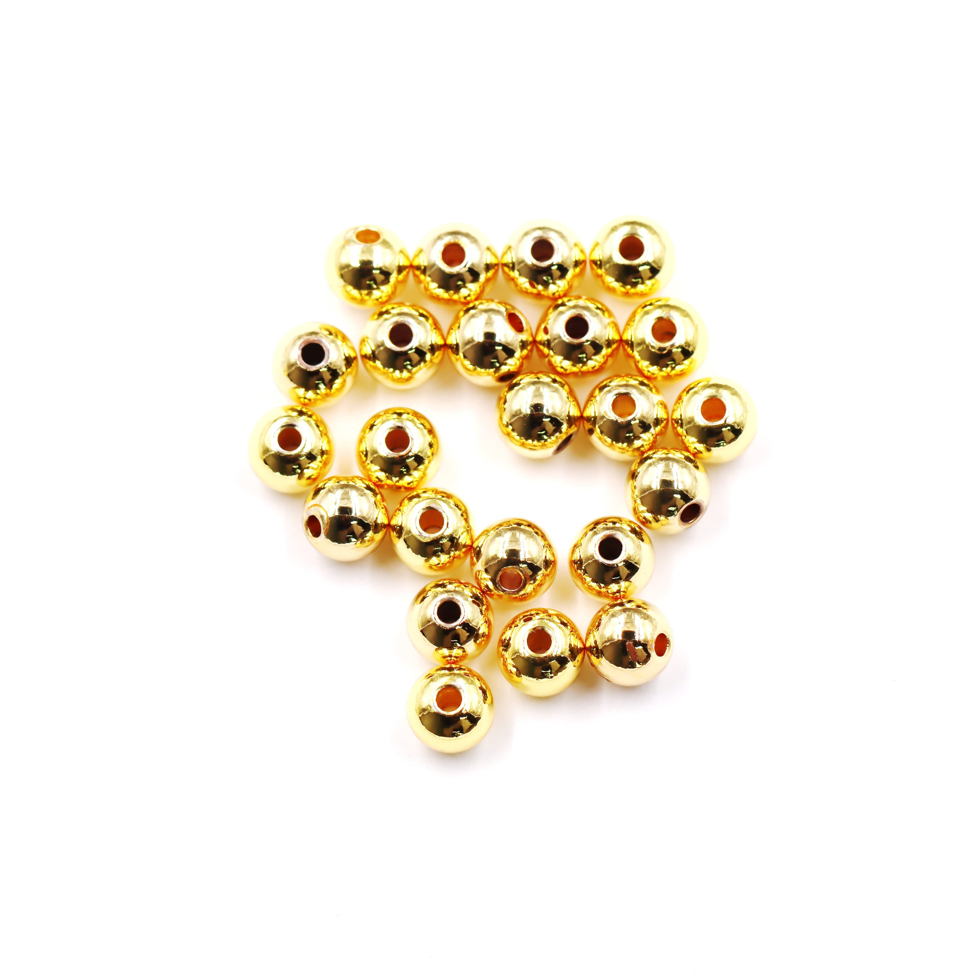 Malahill Excellent Quality Brass Beads for Jewelry Making, sold per box 100 pieces inside
