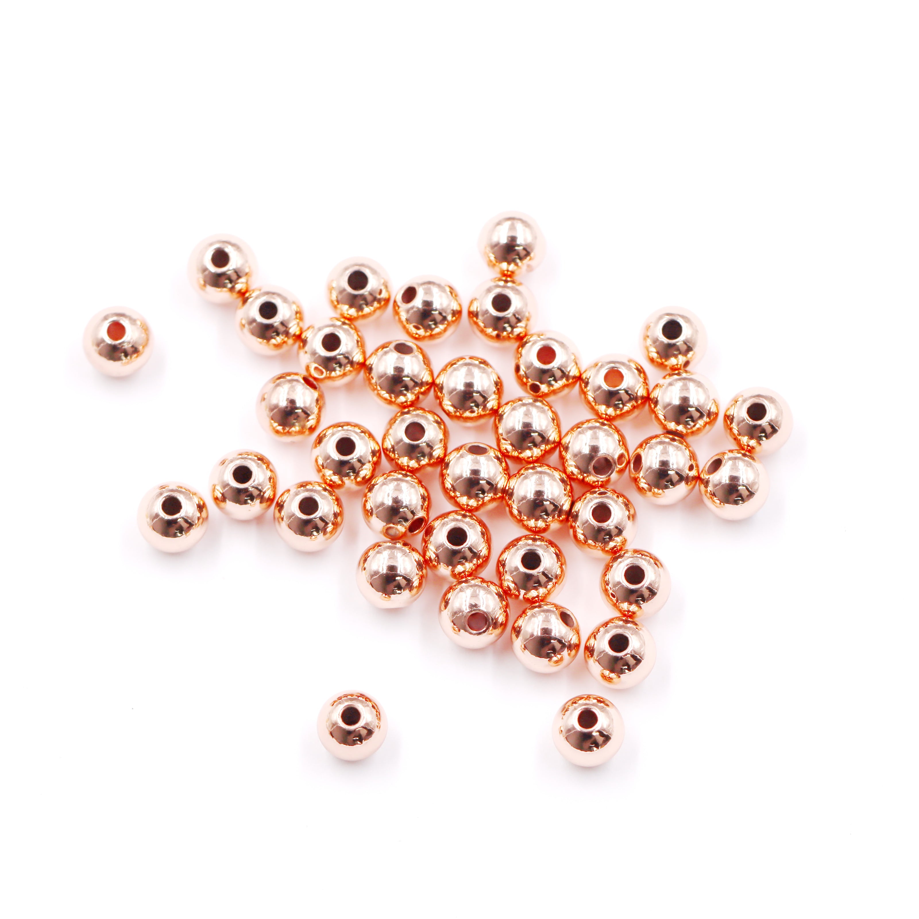 Malahill Excellent Quality Brass Beads for Jewelry Making, sold per box 100 pieces inside