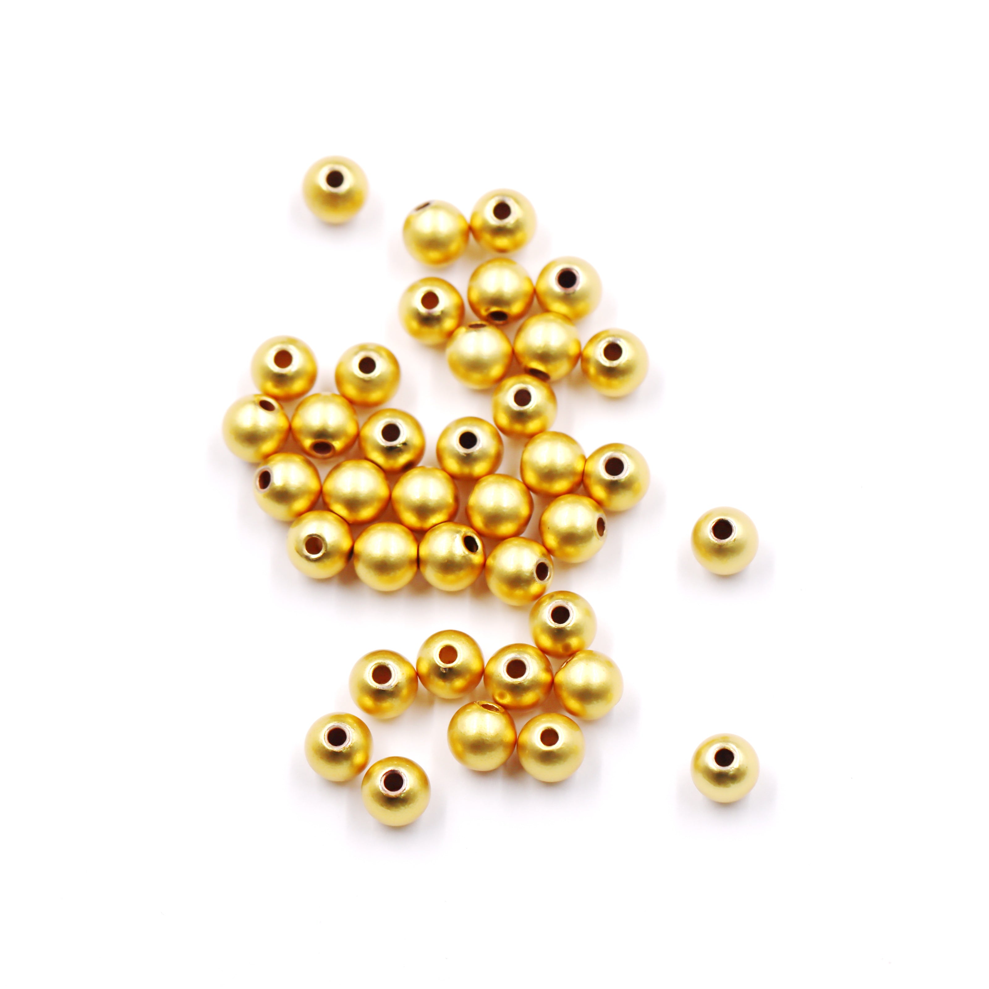 Malahill Excellent Quality Brass Beads for Jewelry Making, sold per box 100 pieces inside