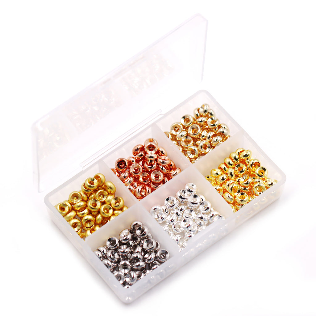 Malahill excellent quality brass spacer beads for jewelry making, sold per box 300 pieces inside