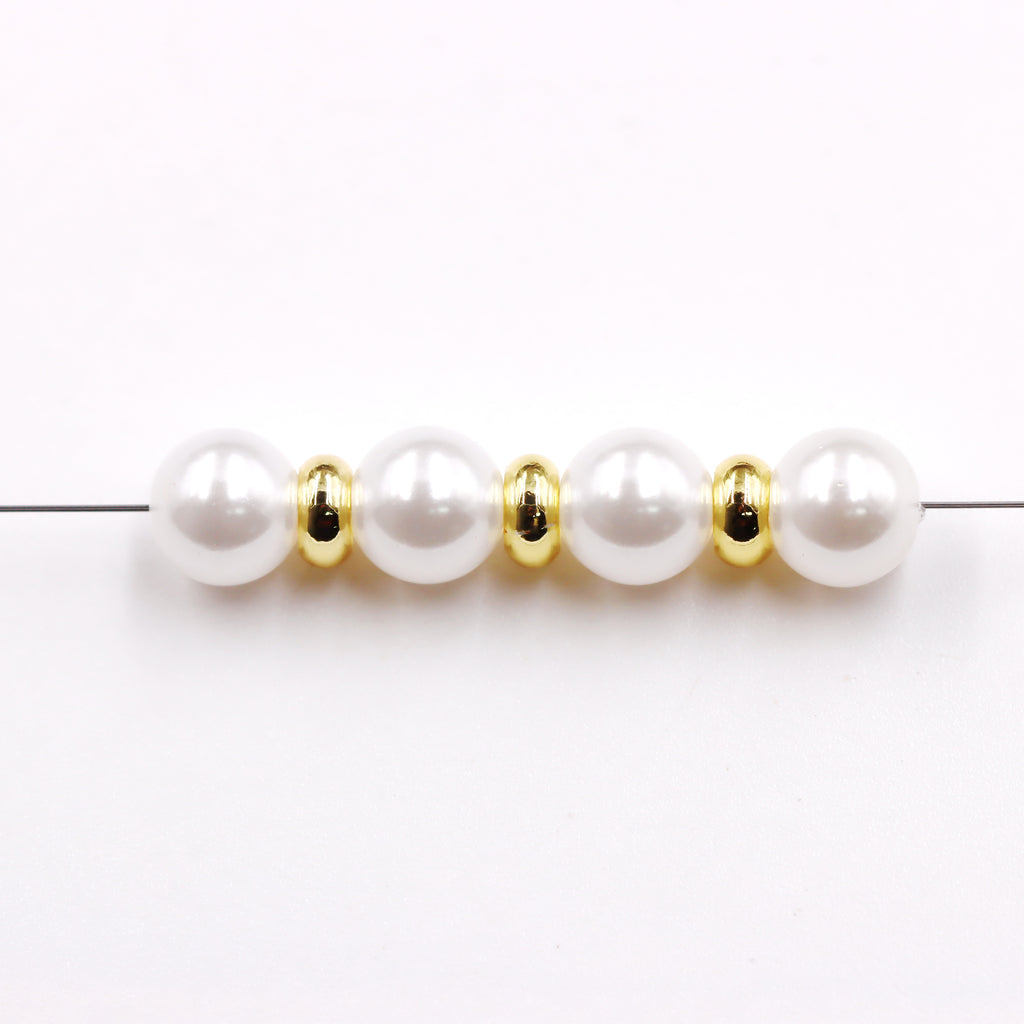 Malahill excellent quality brass spacer beads for jewelry making, sold per box 300 pieces inside