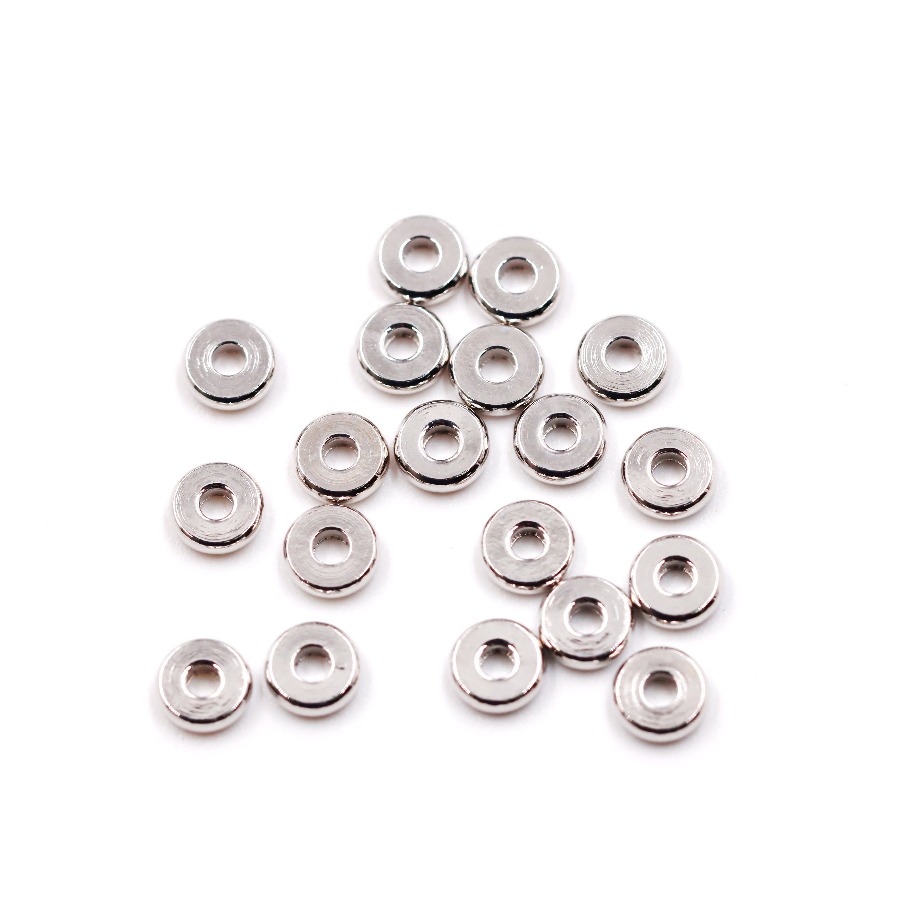 Malahill excellent quality brass spacer beads for jewelry making, sold per box 100 pieces inside