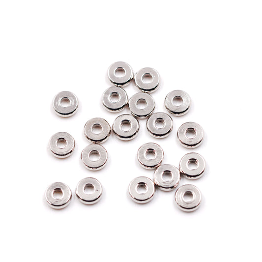 Malahill excellent quality brass spacer beads for jewelry making, sold per box 100 pieces inside