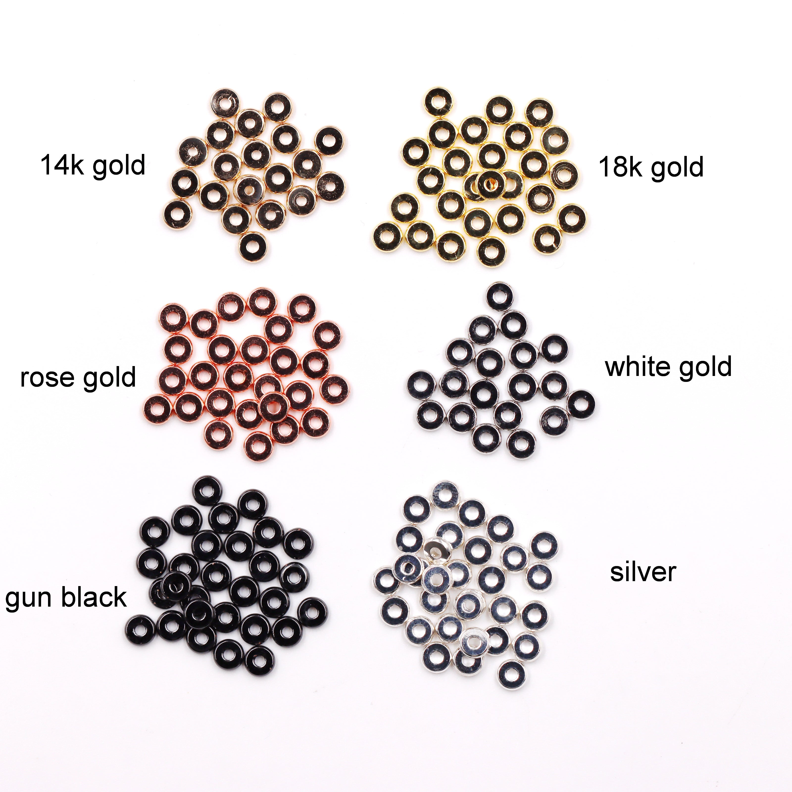 Malahill excellent quality brass spacer beads for jewelry making, sold per box 300 pieces inside