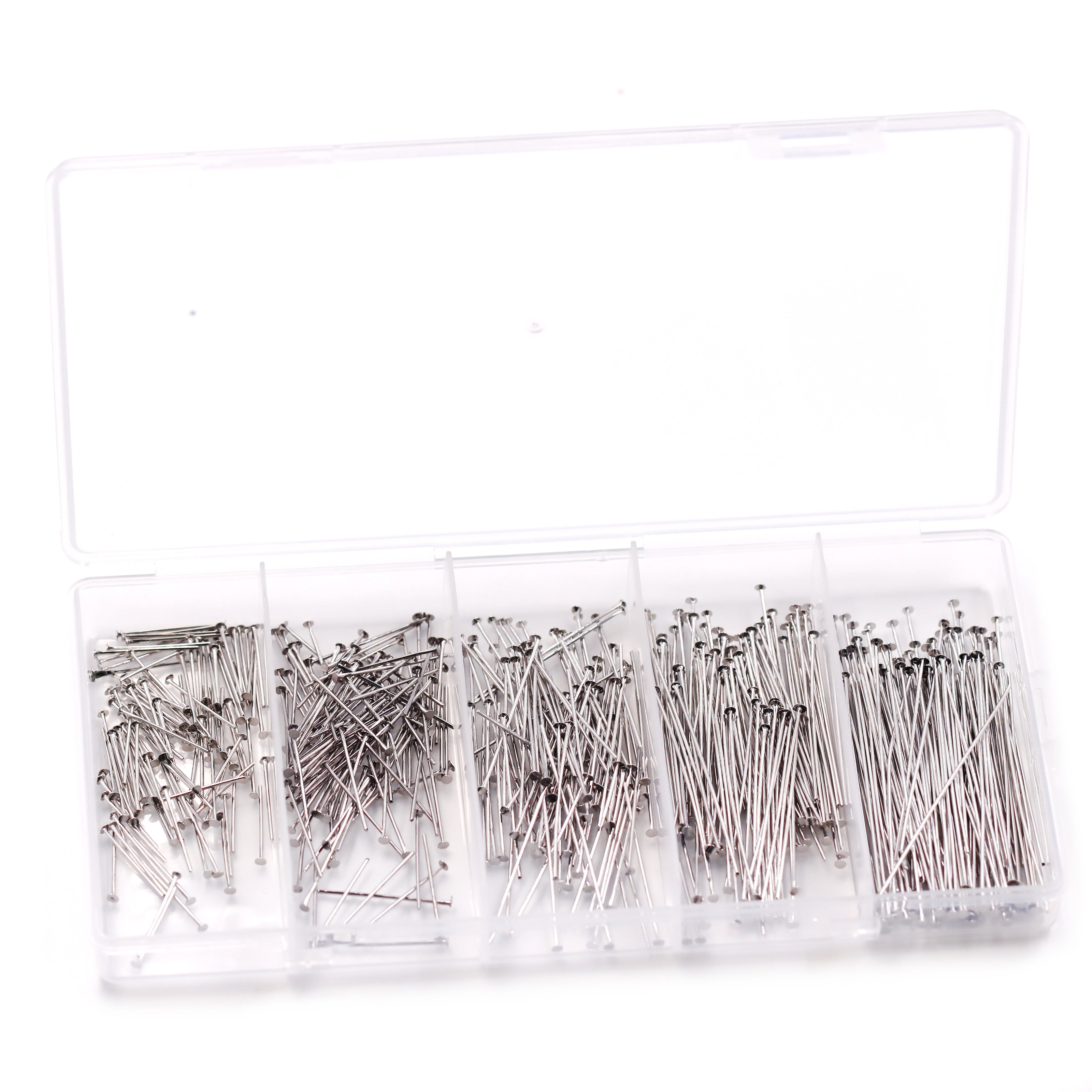 Malahill excellent quality jewelry findings 500pcs head pins for jewelry making 16-50mm