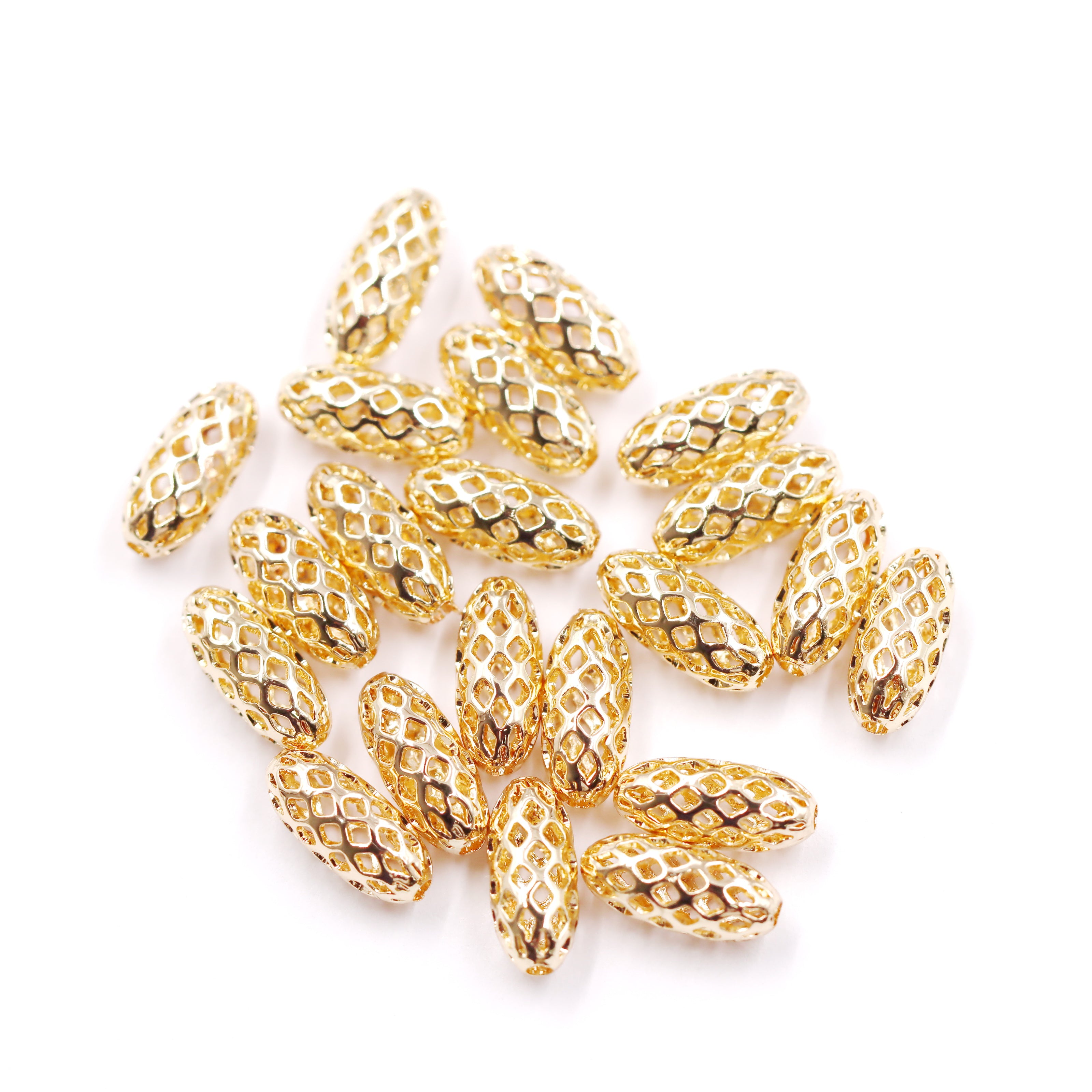 Malahill excellent quality brass beads for jewelry making, sold per box 50 pieces inside