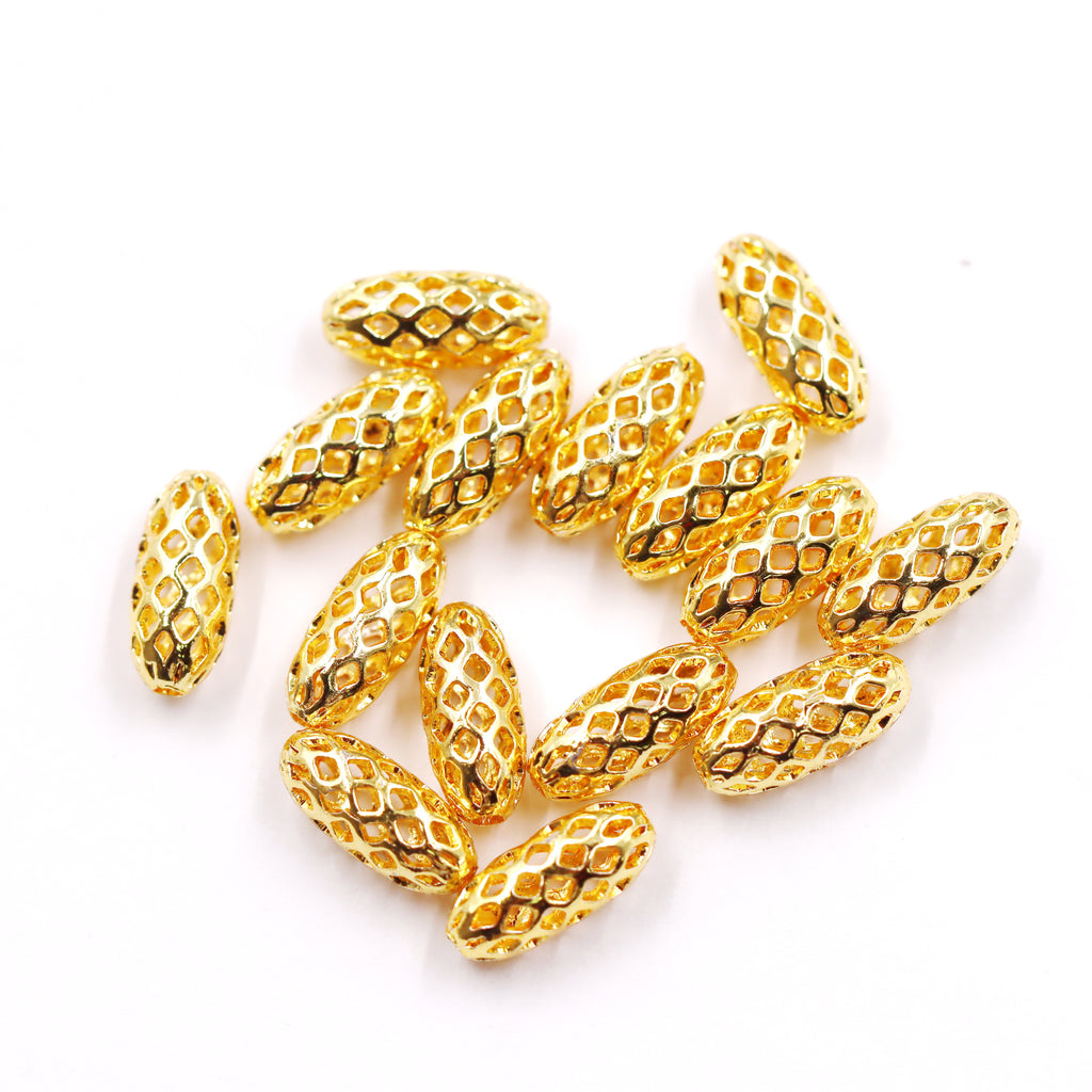 Malahill excellent quality brass beads for jewelry making, sold per box 50 pieces inside