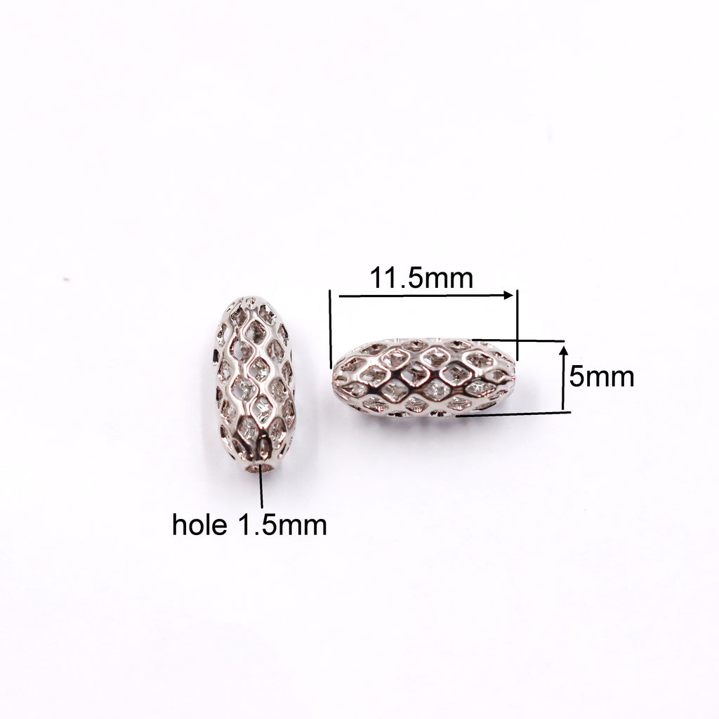 Malahill excellent quality brass beads for jewelry making, sold per box 50 pieces inside