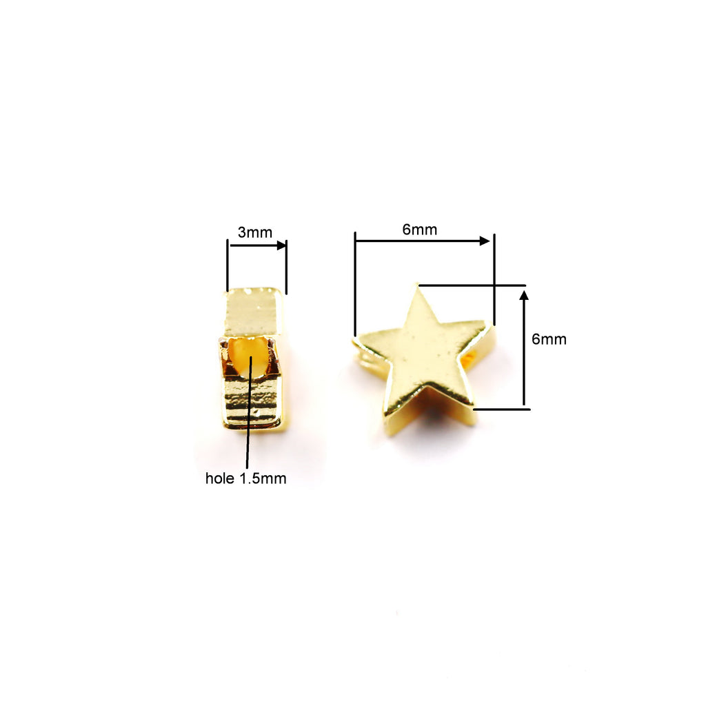 Malahill excellent quality brass spacer beads for jewelry making, sold per box 60 pieces inside