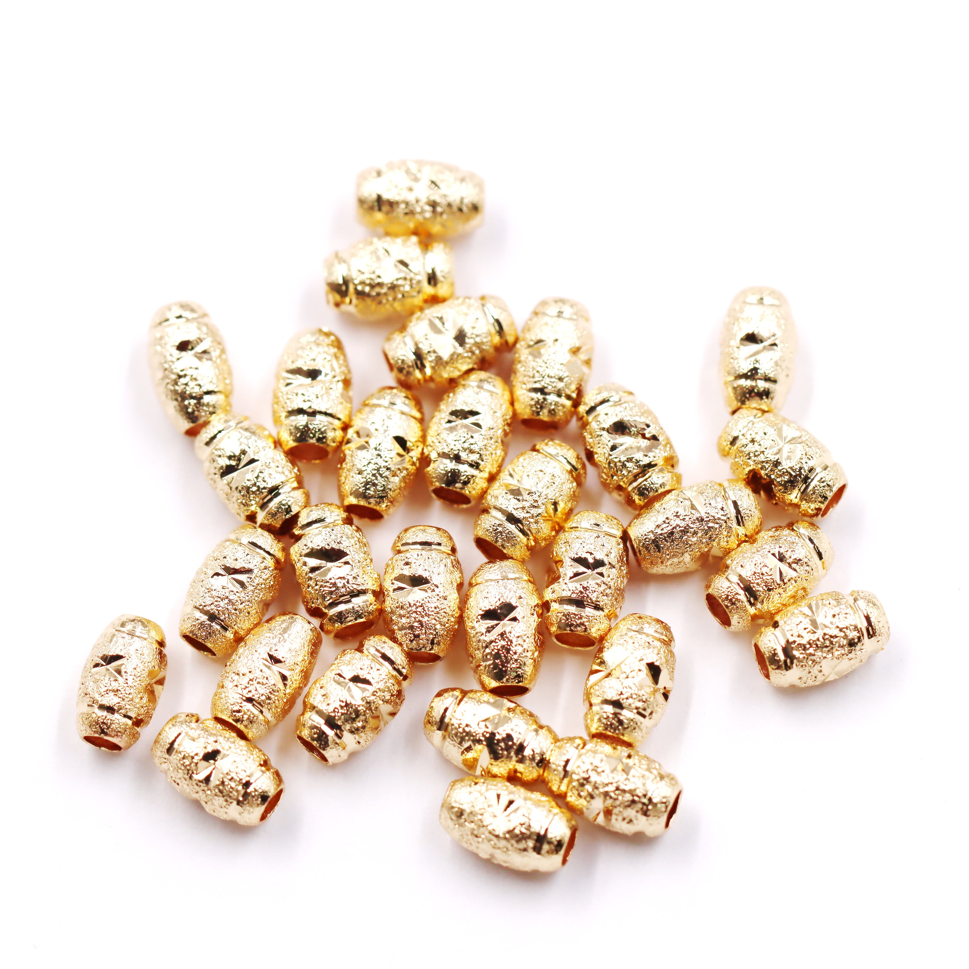 Malahill excellent quality brass beads for jewelry making, sold per box 50 pieces inside