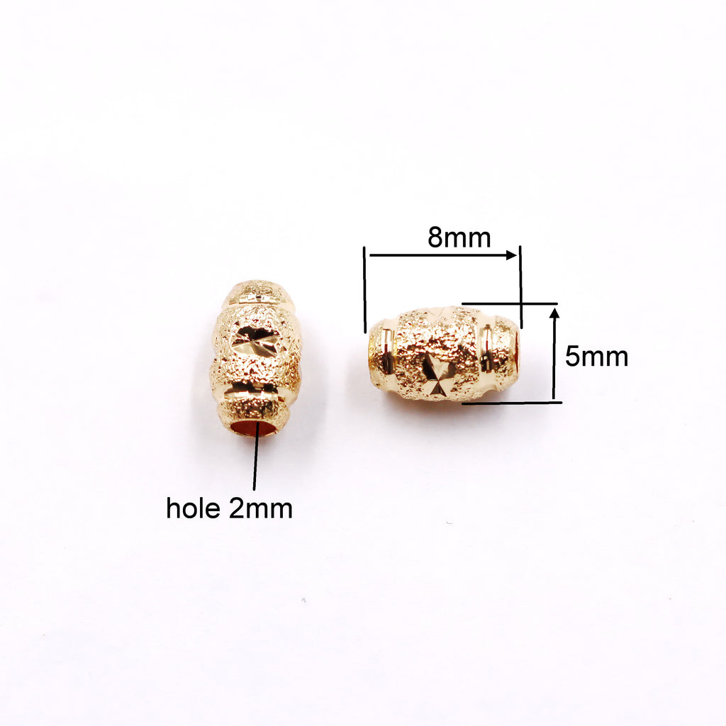 Malahill excellent quality brass beads for jewelry making, sold per box 50 pieces inside