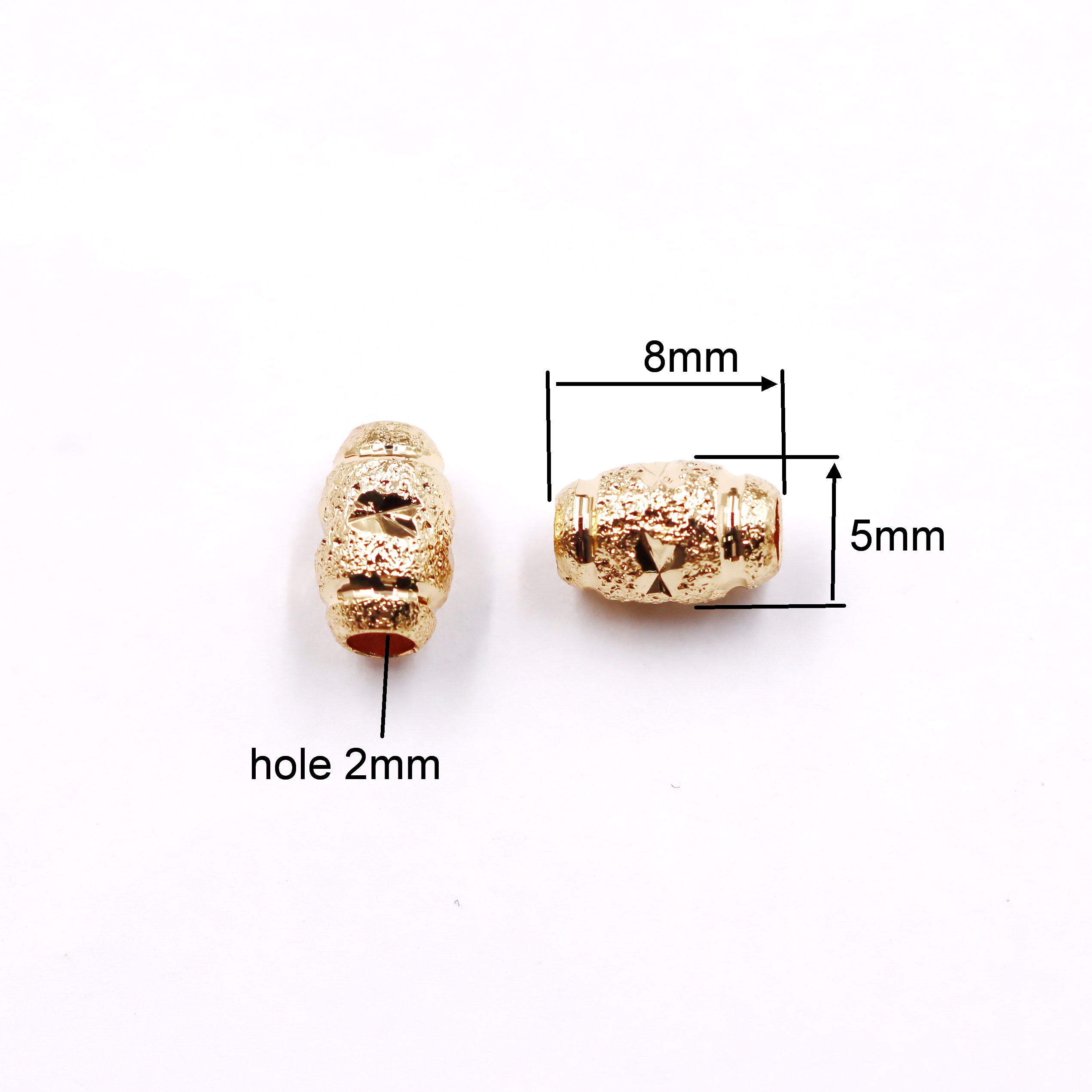 Malahill excellent quality brass beads for jewelry making, sold per box 50 pieces inside